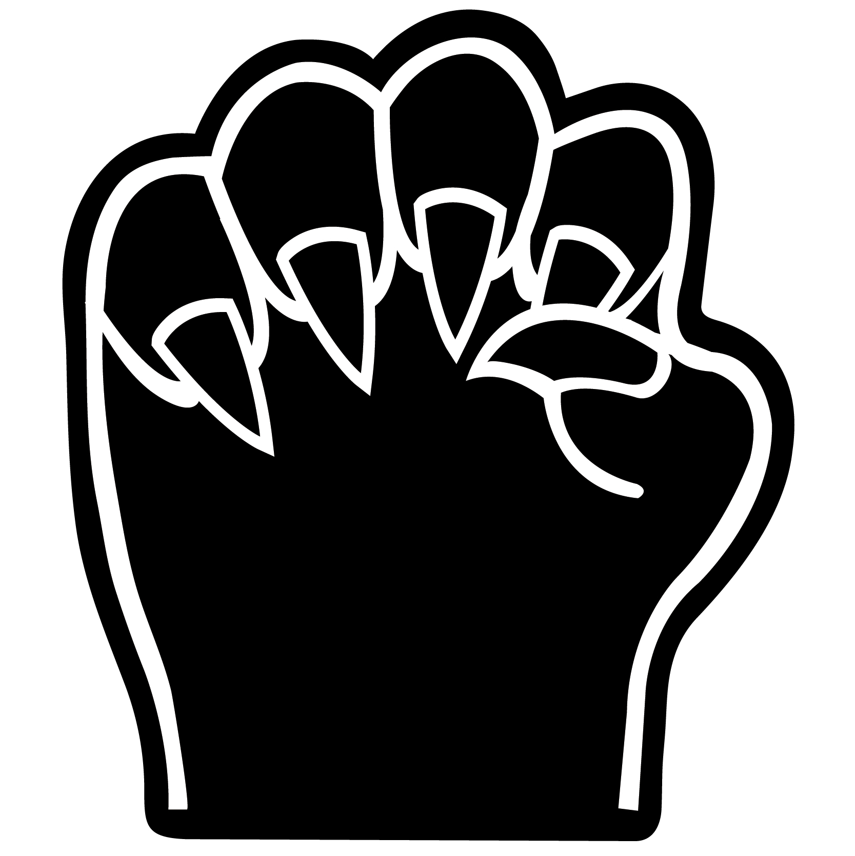 Large Claw Mitt 59