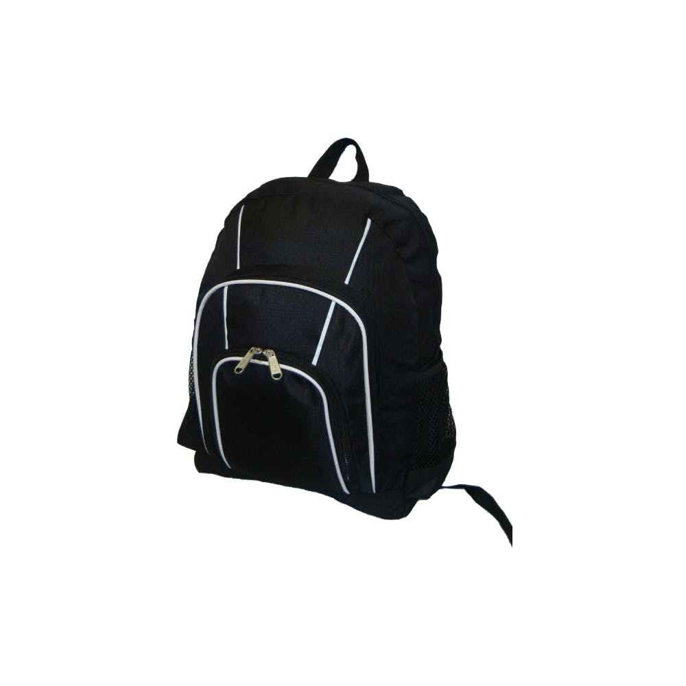 16" Classic Backpacks - Black Multi-Pocket 3