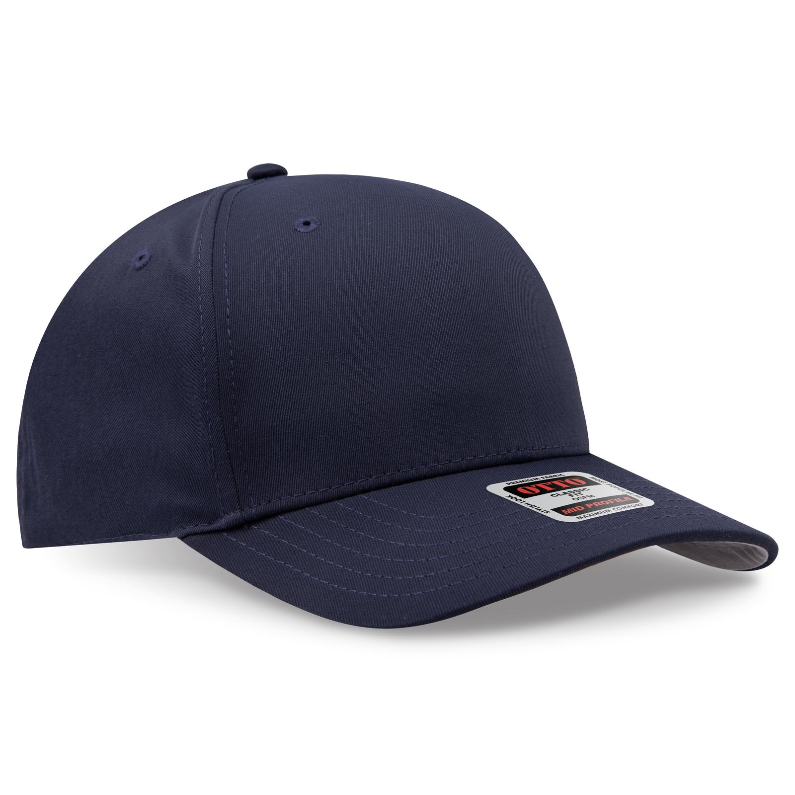 OTTO CAP® Seamless 6 Panel Mid Profile Baseball Cap 16