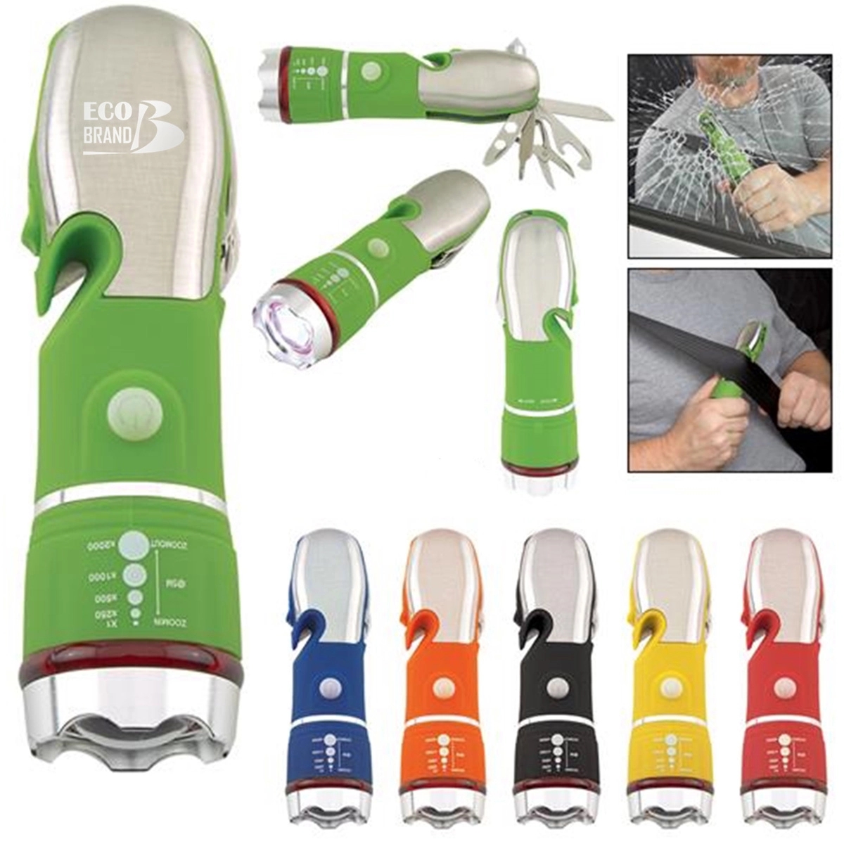 Custom Mini Portable Emergency Cob Flashlight Multi-Tools