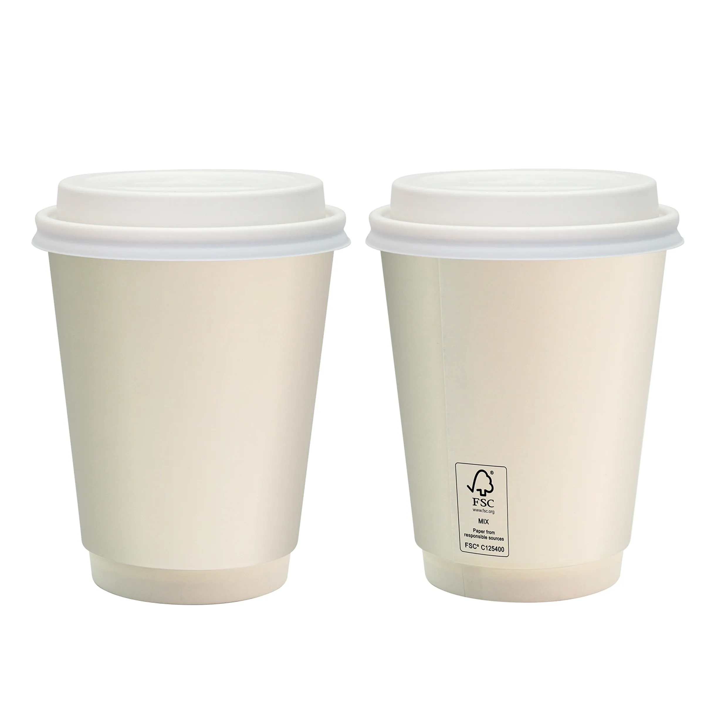 12 oz Full Color Paper Cup With Lid 3