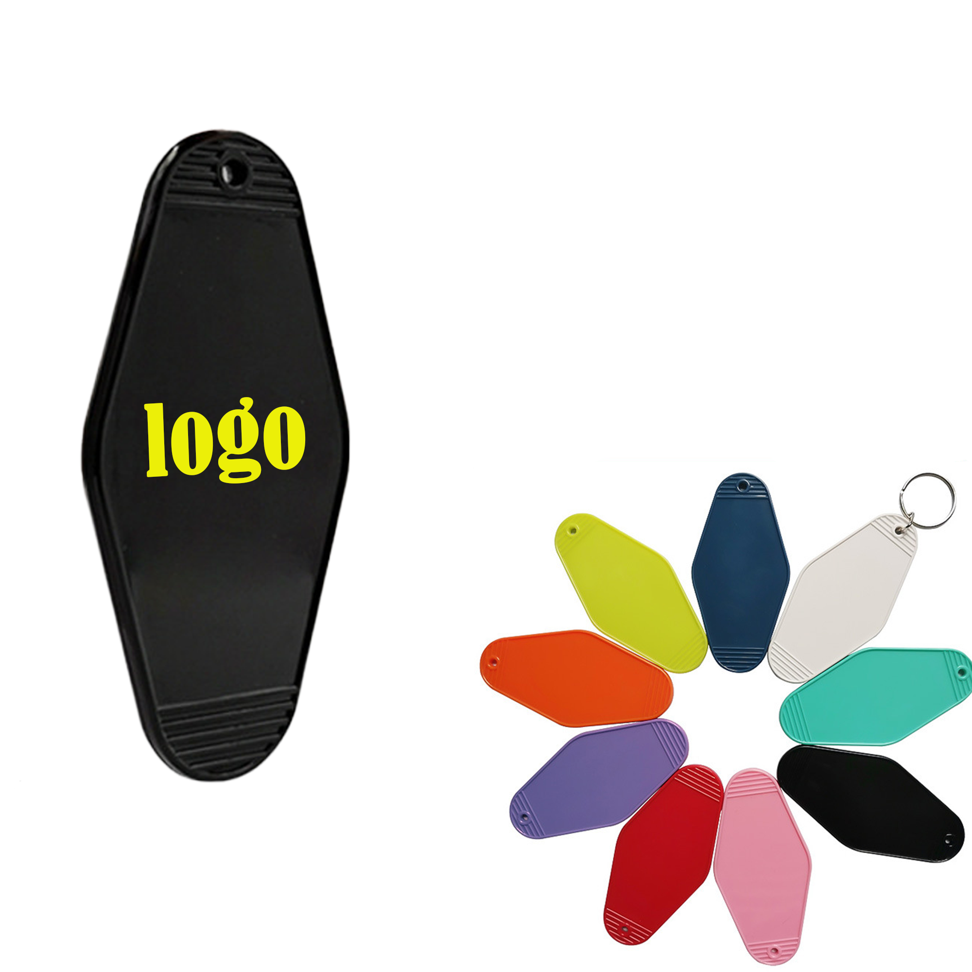 Durable Vintage Plastic Motel Key Tag MOQ100 3