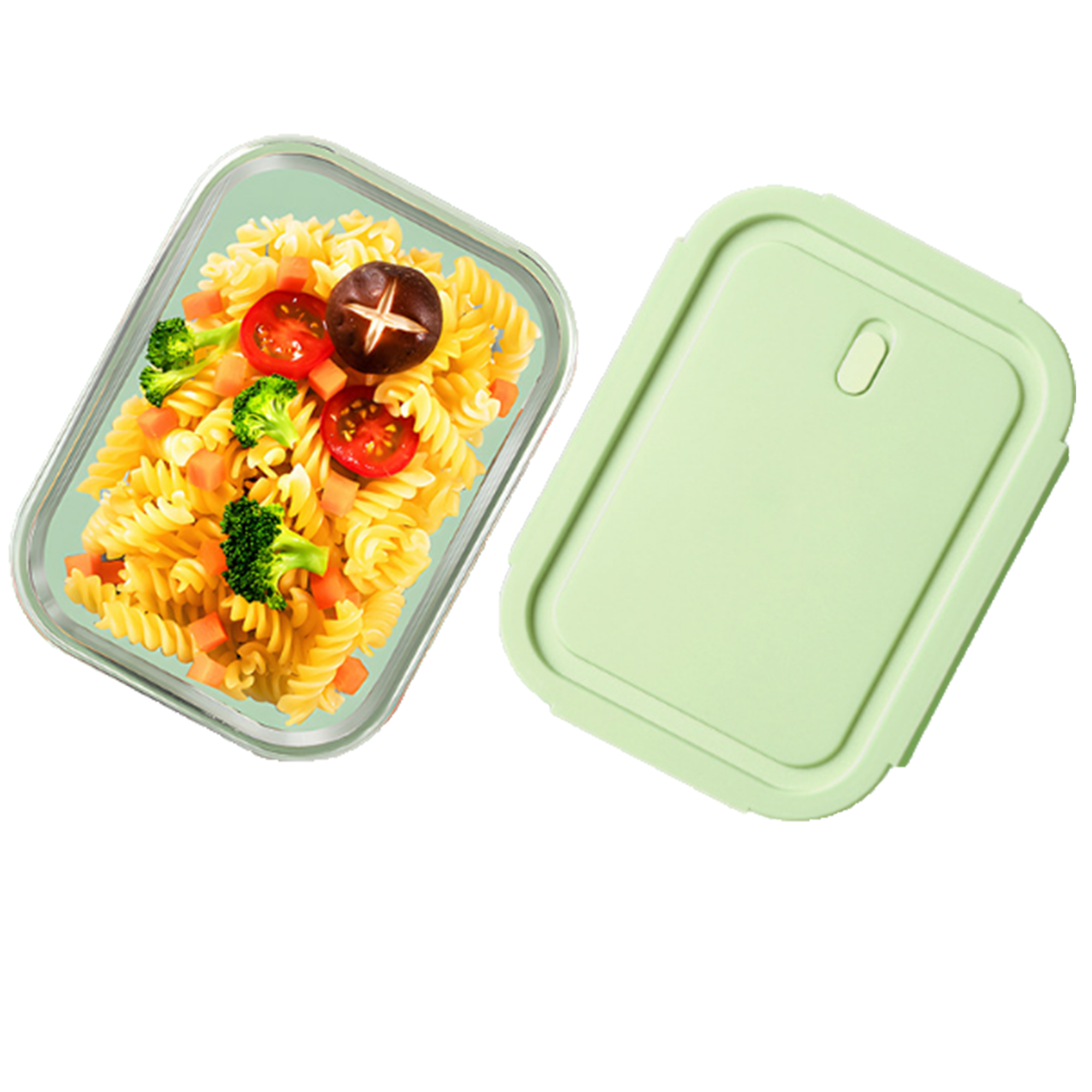 Stylish 22 OZ Glass Bento Lunch Box 11