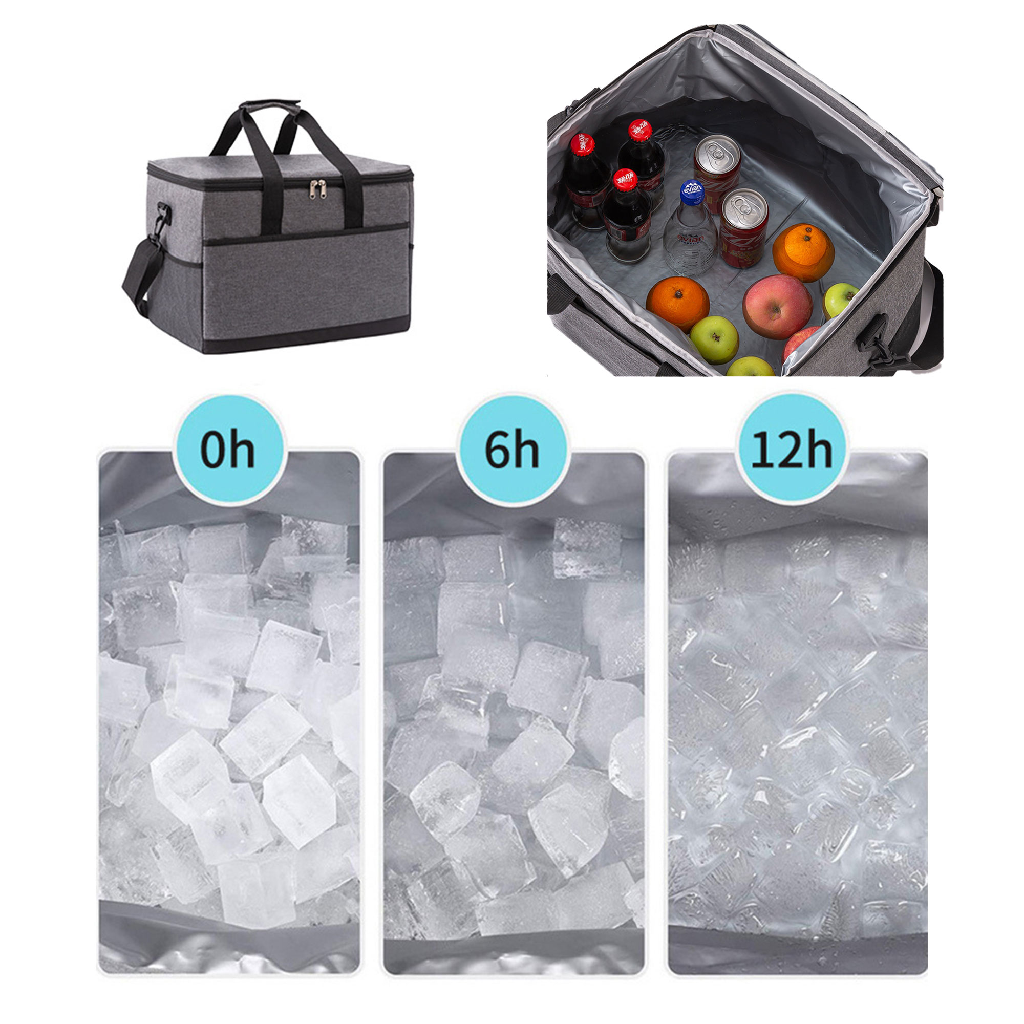 Waterproof Oxford Fabric Outdoor Camping Cooler Bag 7