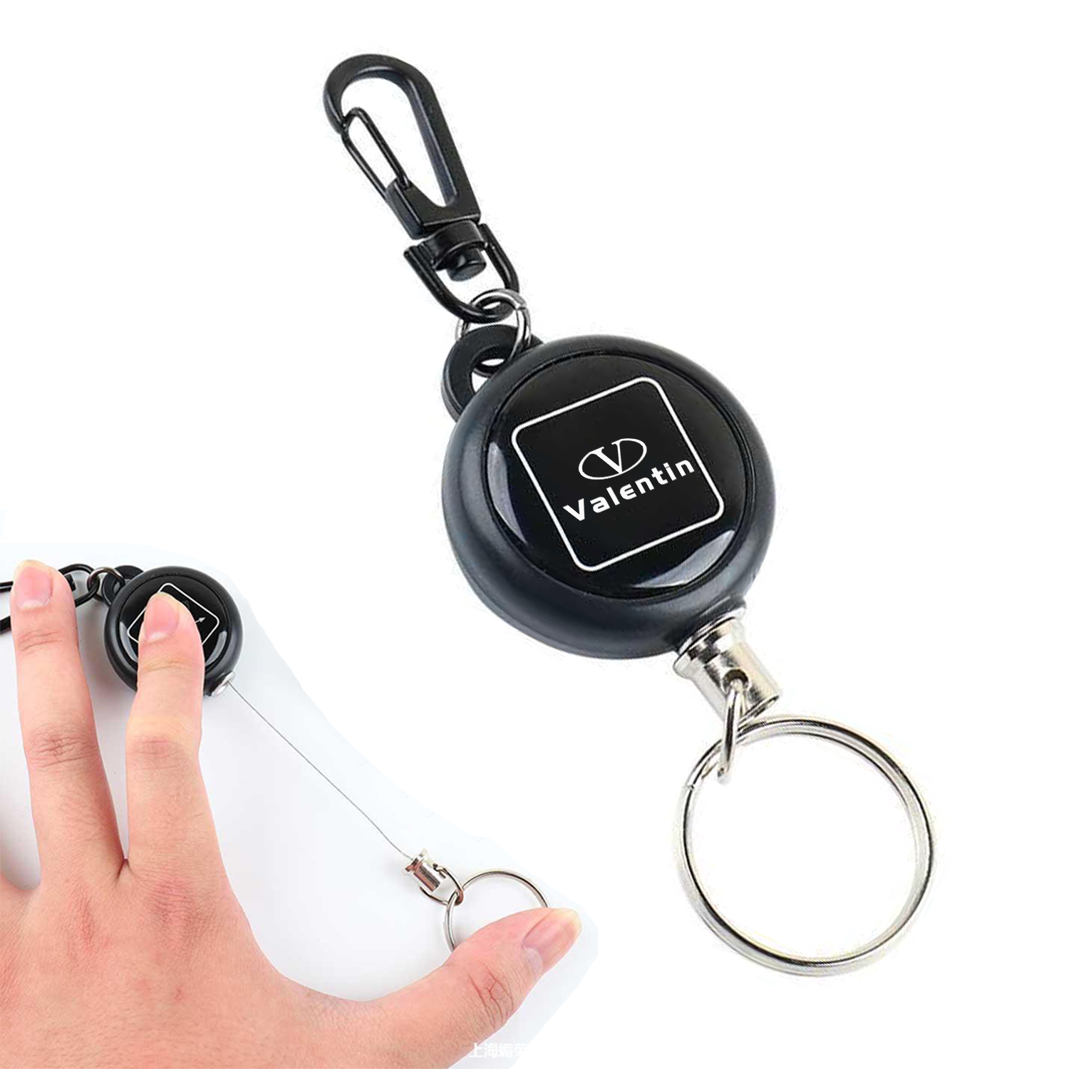 Retractable Badge Holder Key Reel