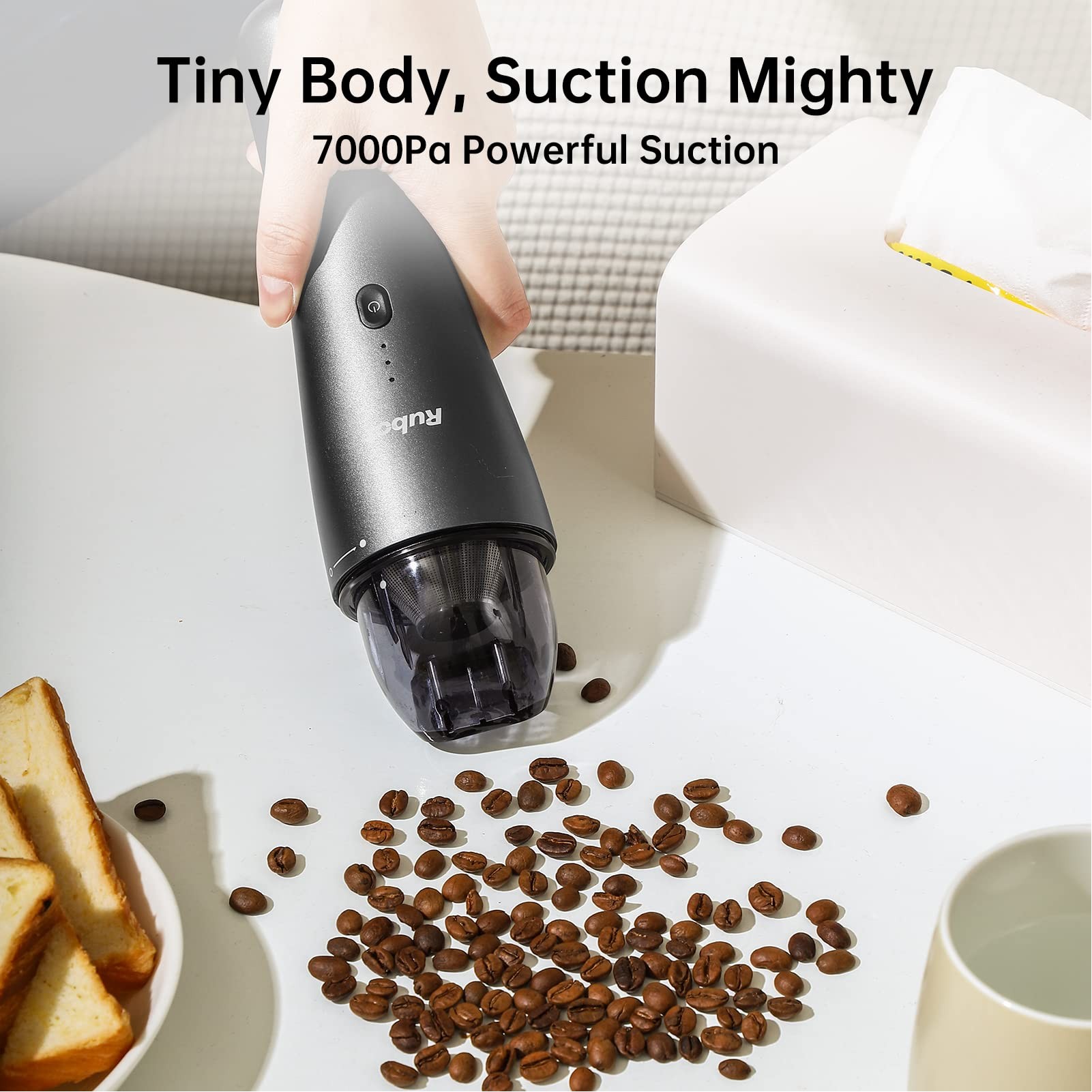 Car Vacuum Cleaner, Car Vacuum Portable Cordless, Mini Portable Handheld Vacuum Cleaner for Car Deta 7