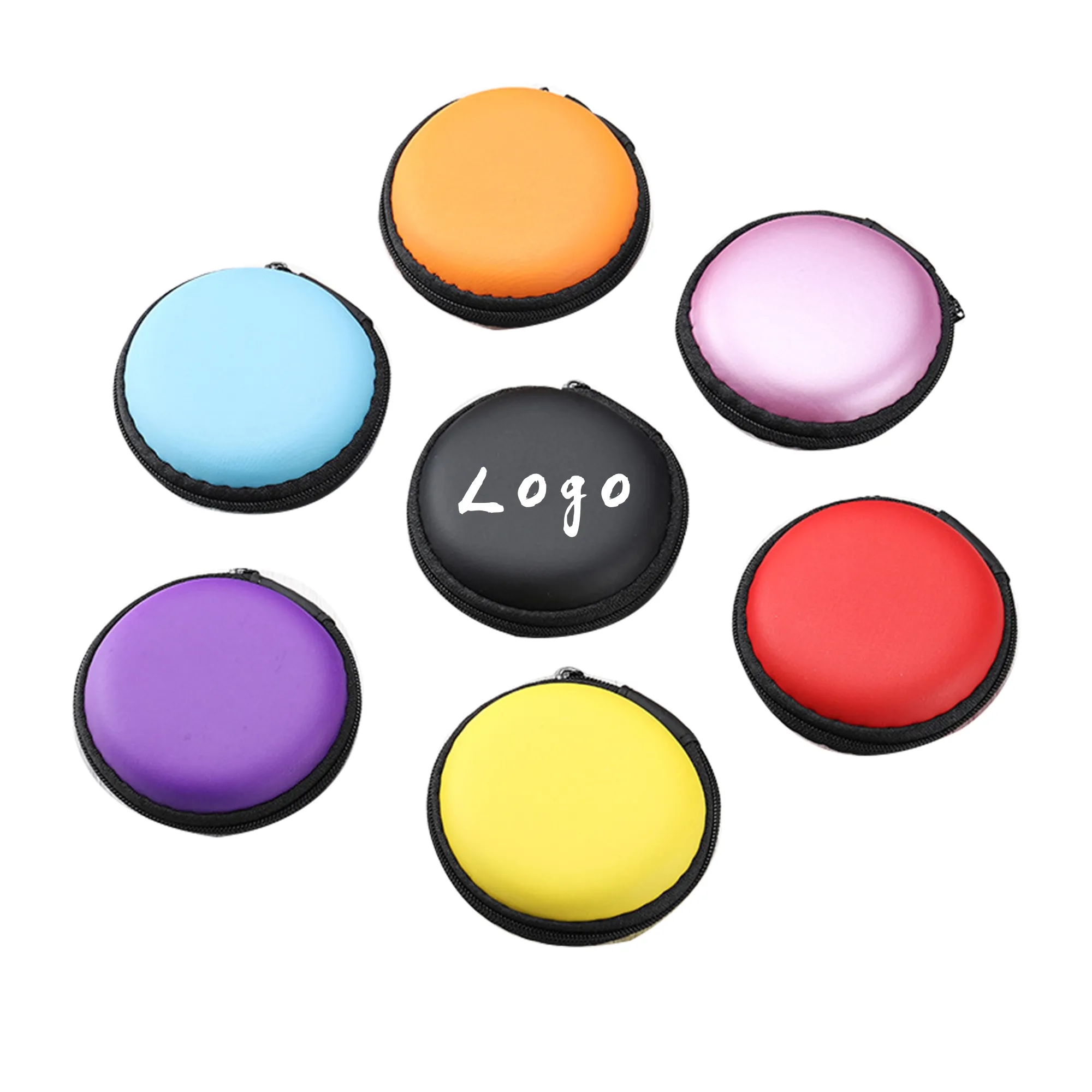 Round Shape Earphone Carrying Case