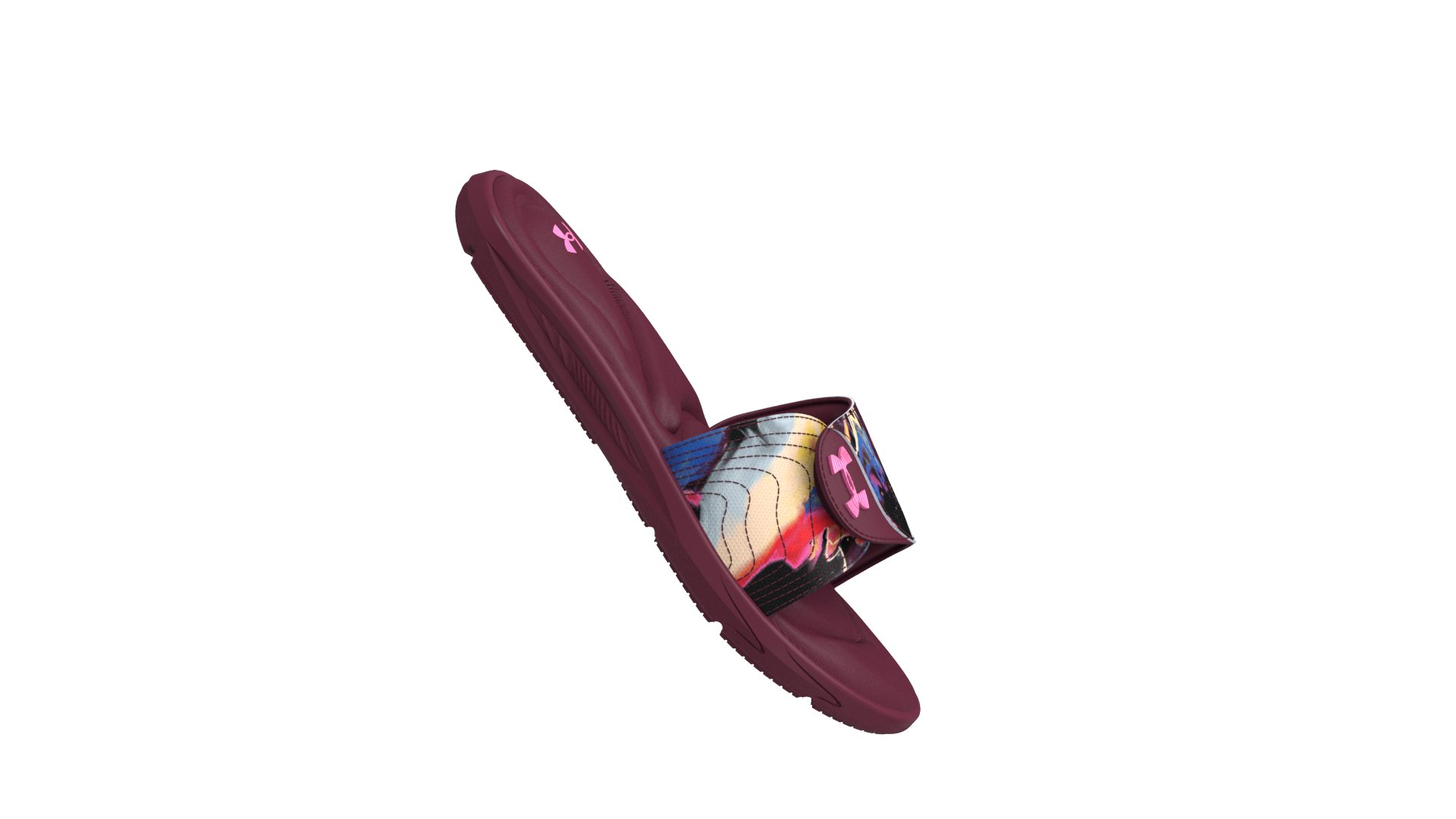 UA Ignite VI Graphic Strap Women's Slides 5