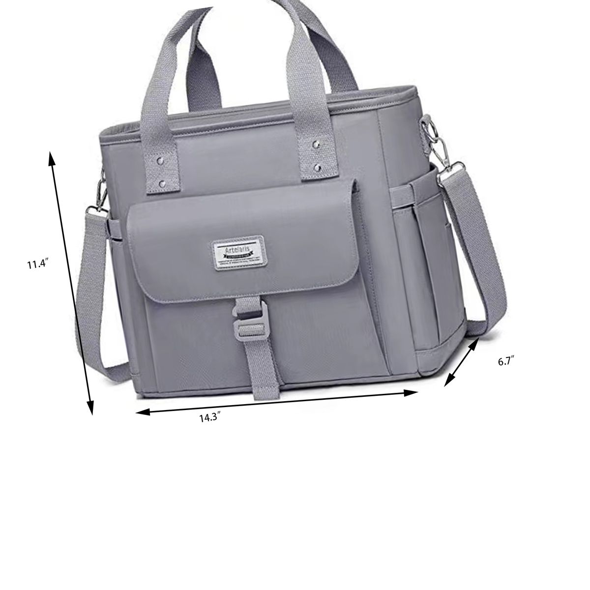 Large Lunch Tote Bag With Removable Shoulder
