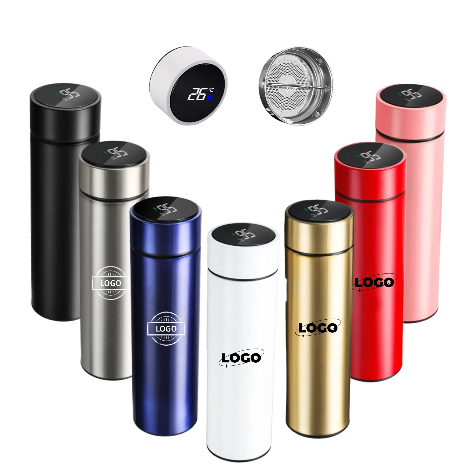 17oz Stainless Steel Thermos Cup With Temperature Display 7