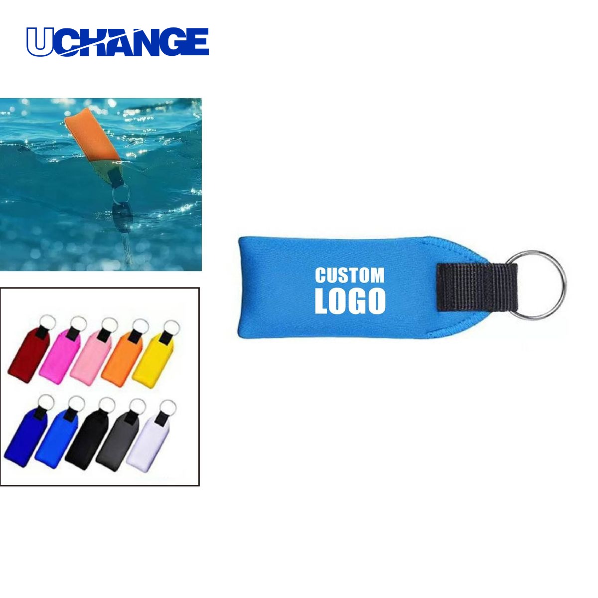 Floating Neoprene Keychain