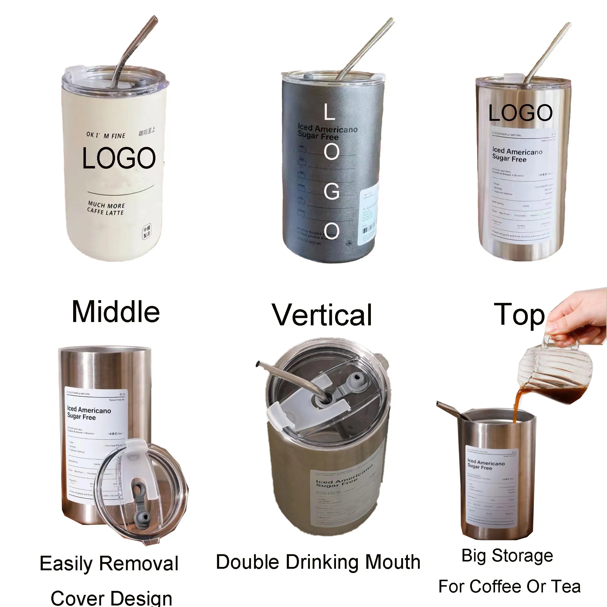 Spot Coffee Stainless Steel Vaccum Tumbler 9