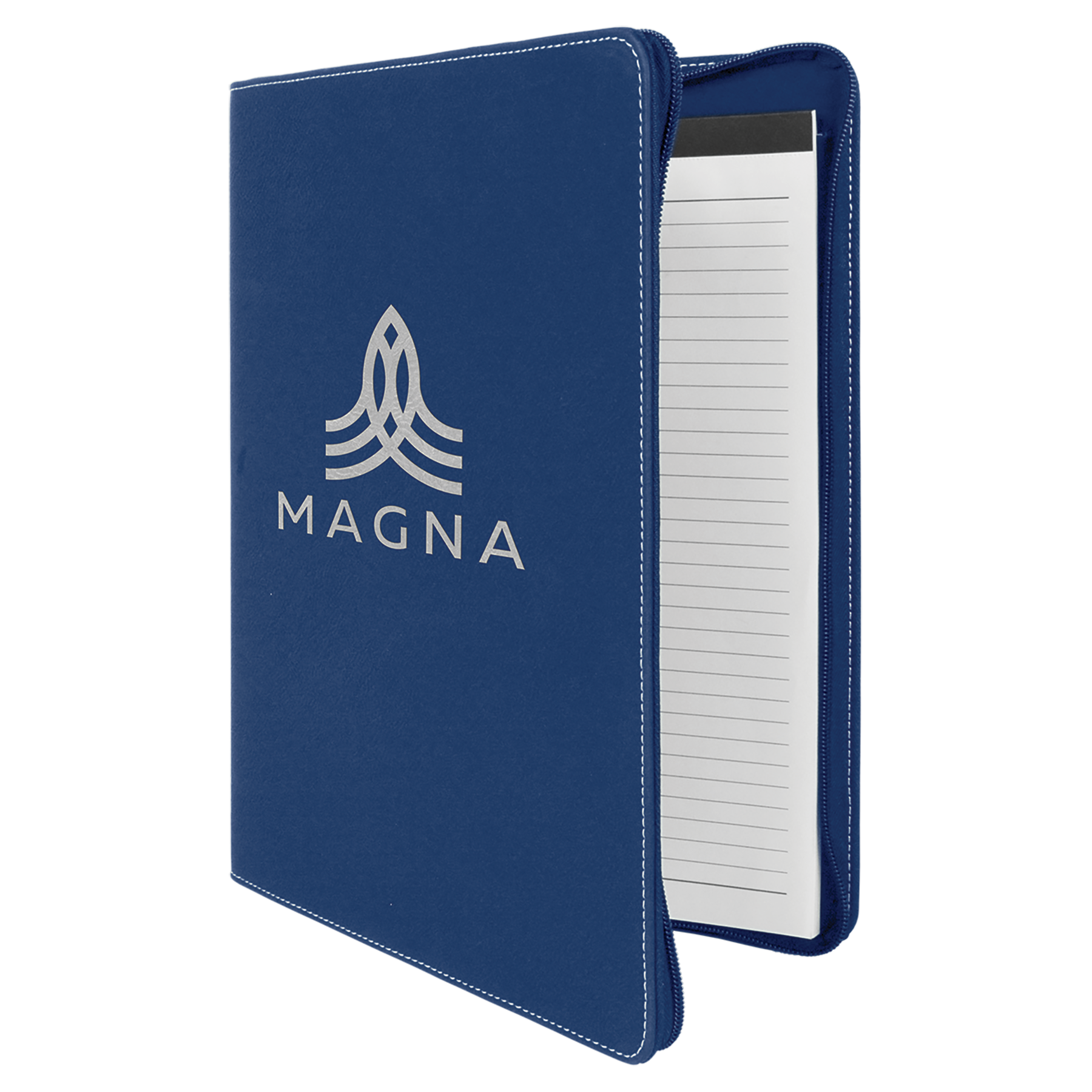 Laser Engraved Leatherette Legal Padfolio with Zipper and Notebook (9.5" x 12") 27