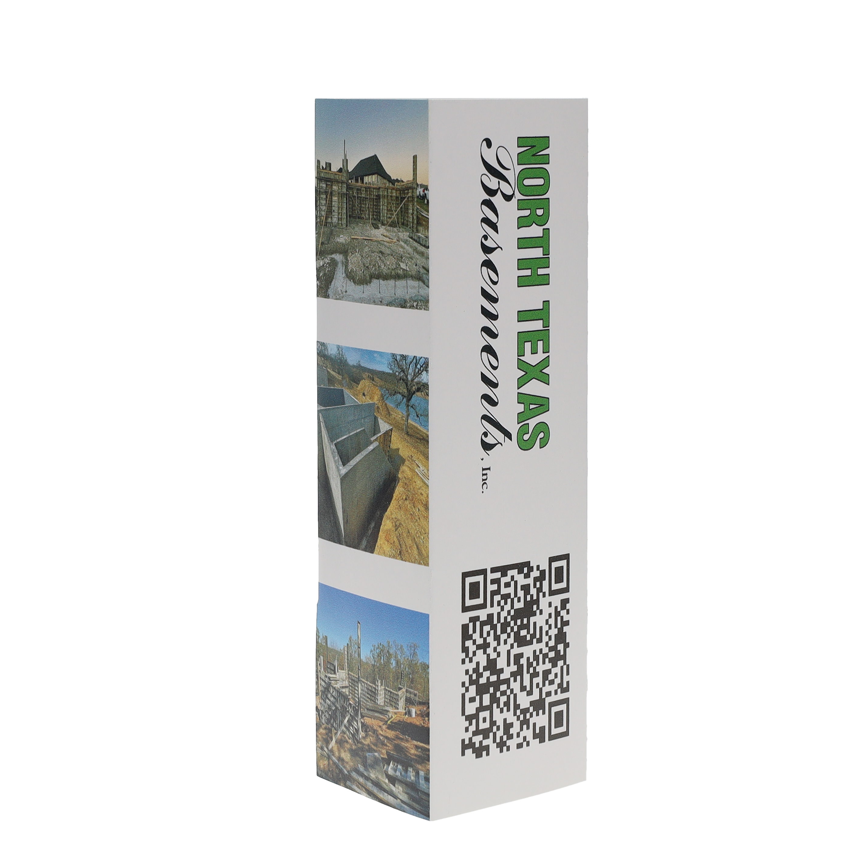 Table Tent Card Stock 12 pt 3 Sided 7.750" x 3.000" x 3.000" White Digital Print 8