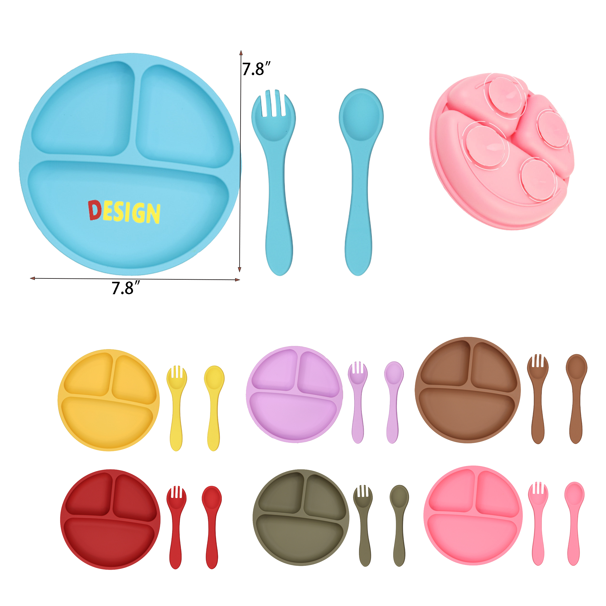 Children's Silicone Plate 3