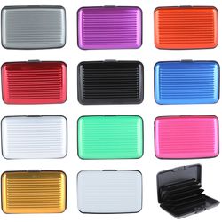 Aluminum Purse Organized Hard Credit Card Case