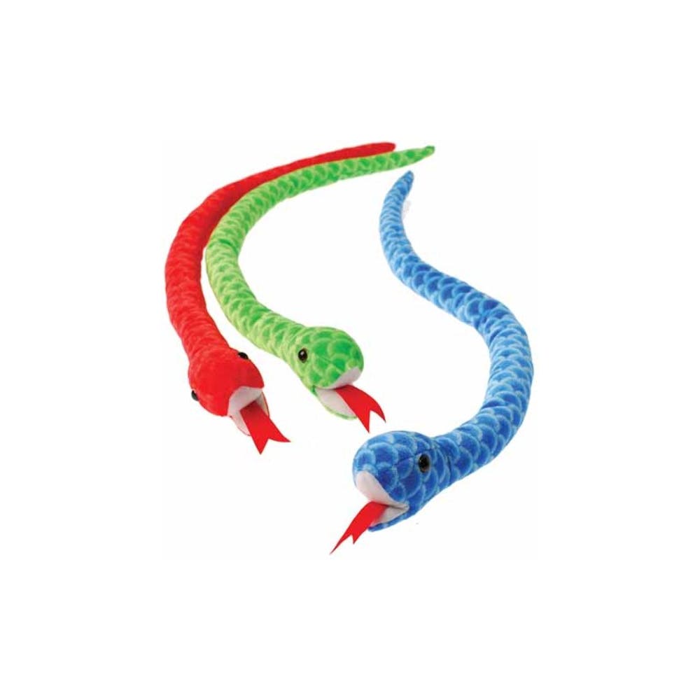 Snake Plush Toys - Assorted 24" 3