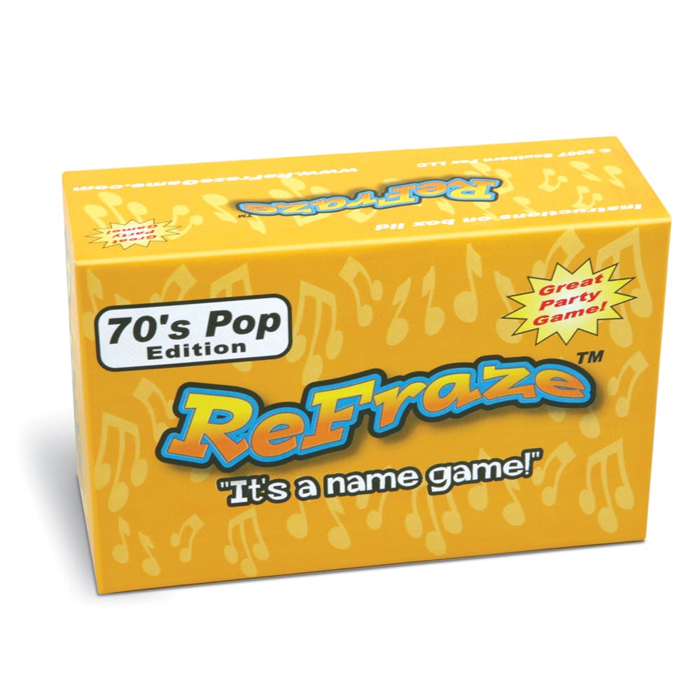 Re-Fraze 70's Pop Edition - Ages 8+ 2+ Players 2