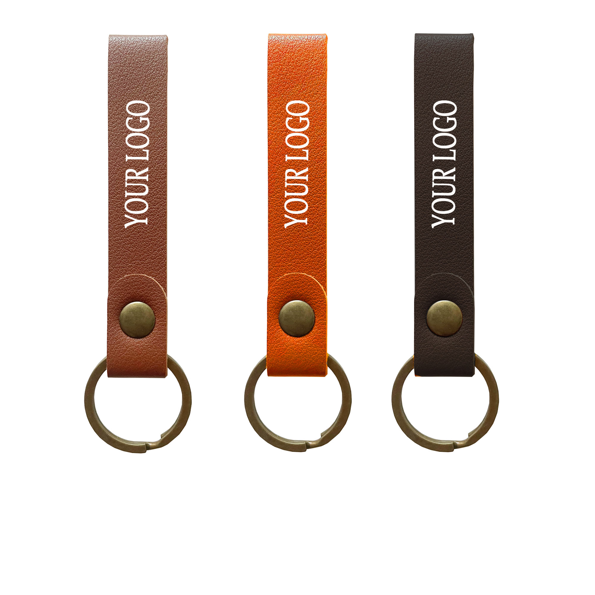 PU Leather Keychain MOQ 100PCS
