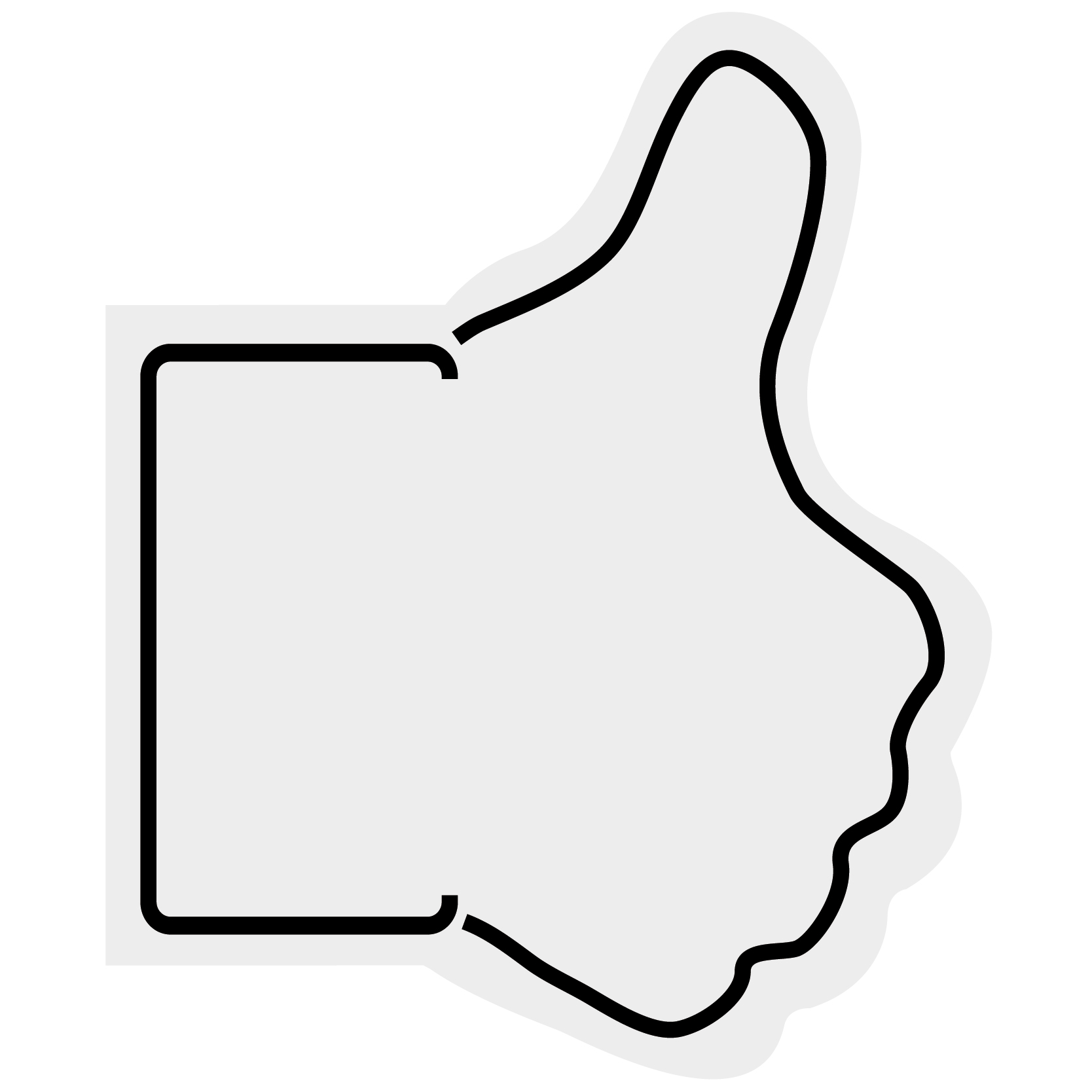Facebook Foam Hand Mitt 55