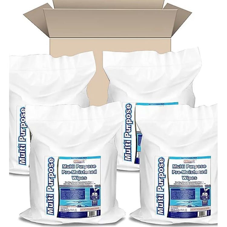 Multipurpose Gym/Cleaning Cart Wipes - 800/ Pack