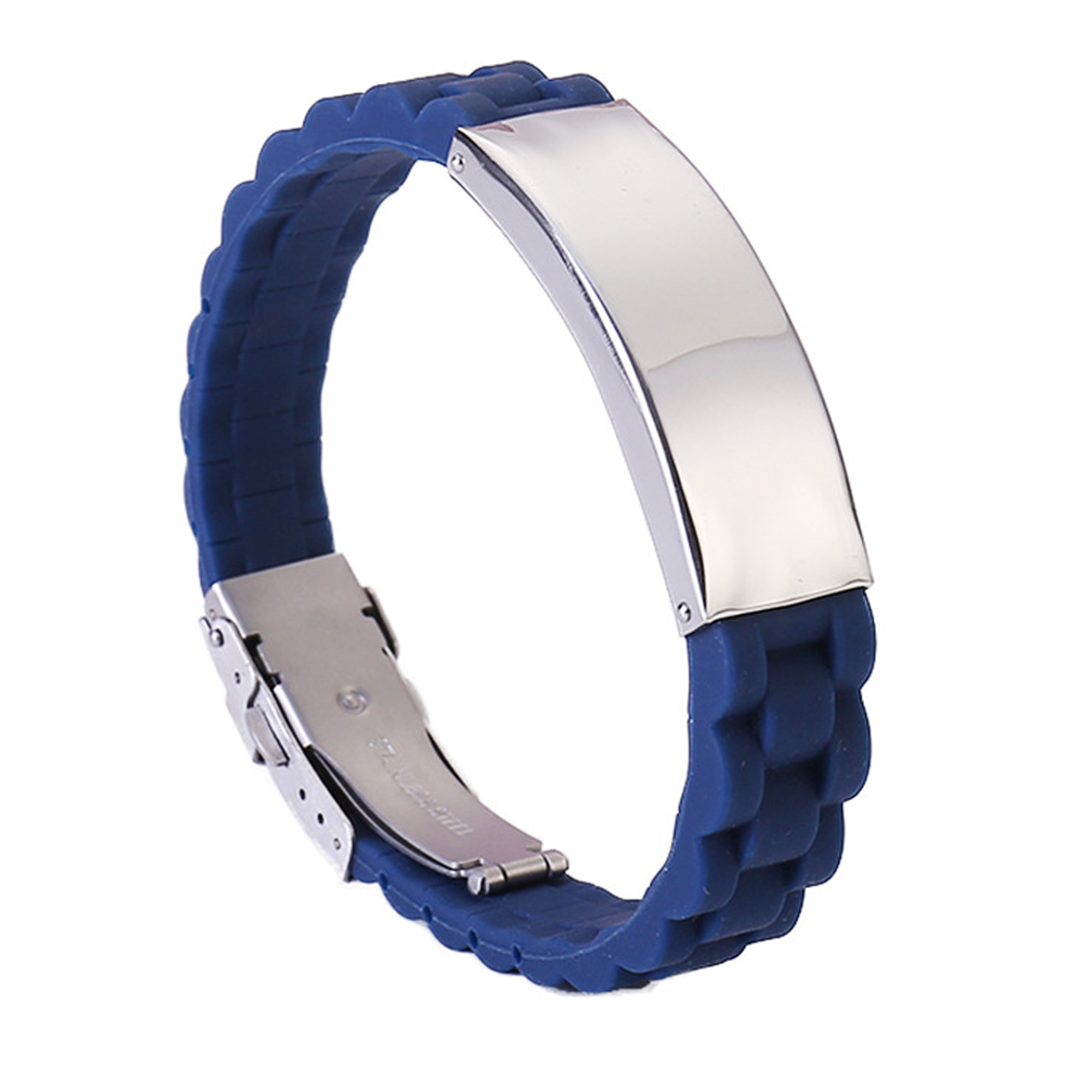 Stainless Steel Woven Silicone Bracelet 4