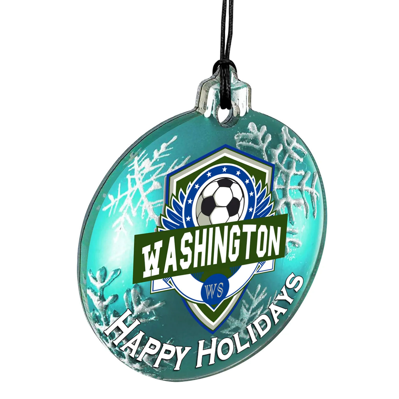 Full Color Acrylic Ornament Custom Shape 18
