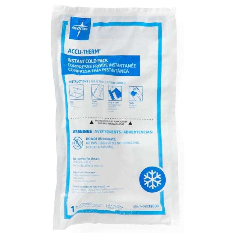 Accu-Therm Instant Cold Packs - 6" x 10" Heavy-Weight