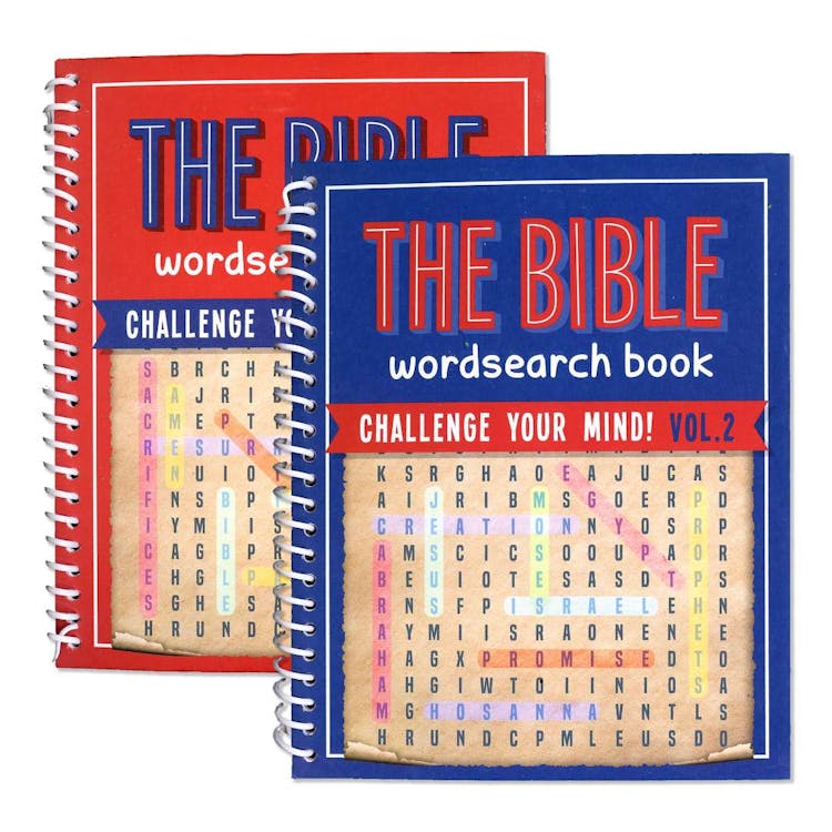 Spiral Bible Puzzle Books - Two Titles 3