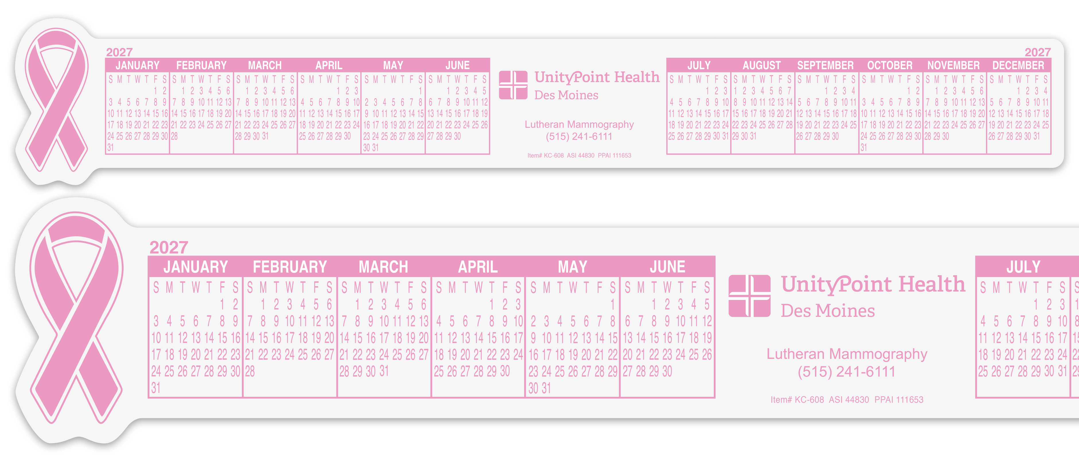 Ribbon Calendar