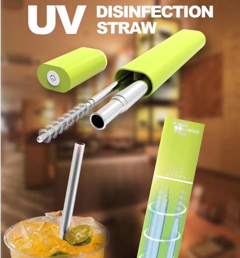UV Disinfection Stainless Steel Straw