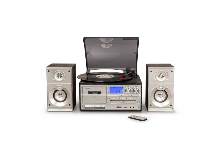 Crosley Eclipse 9-In-1 Record Player with Speakers 4