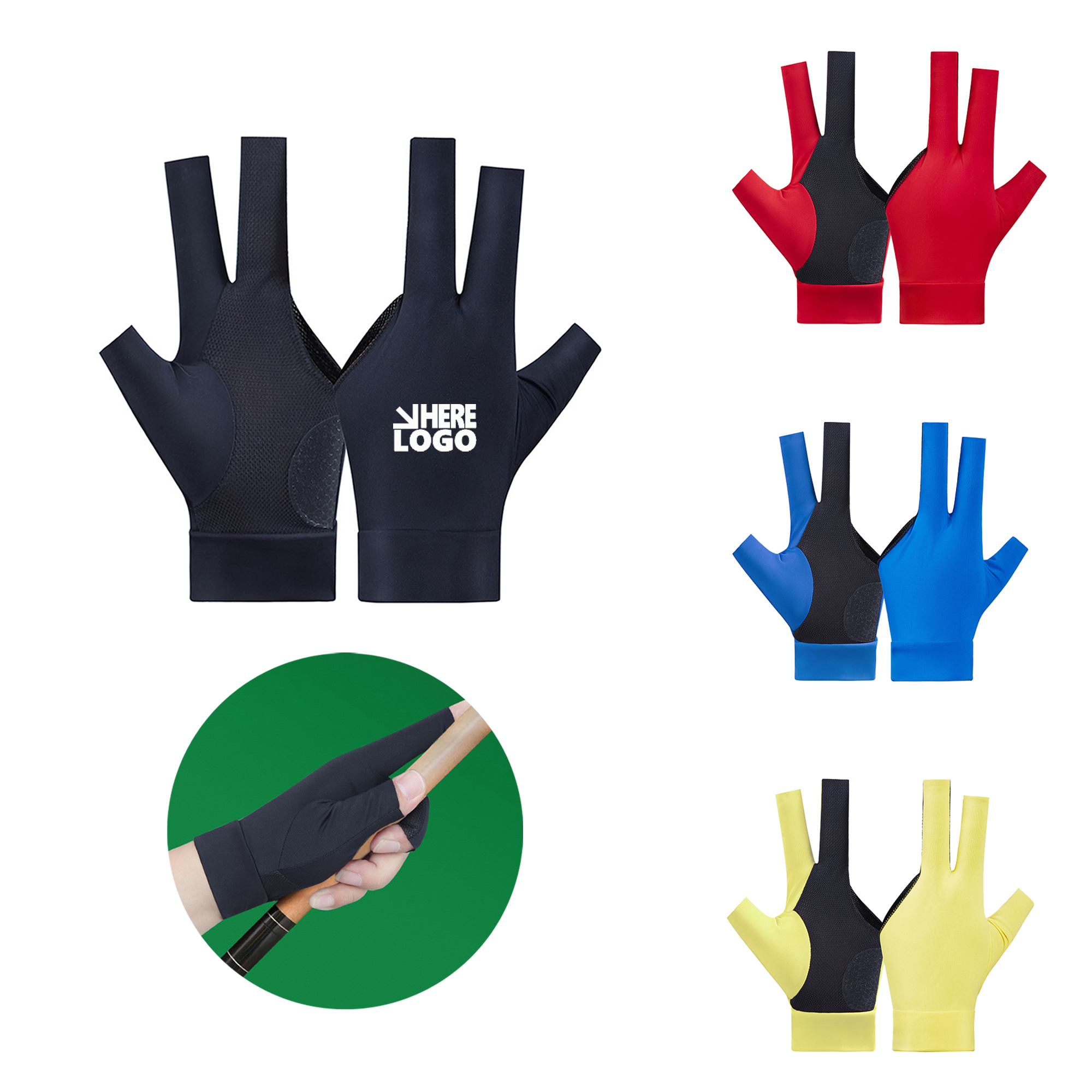 Three-Finger Billiard Gloves 3