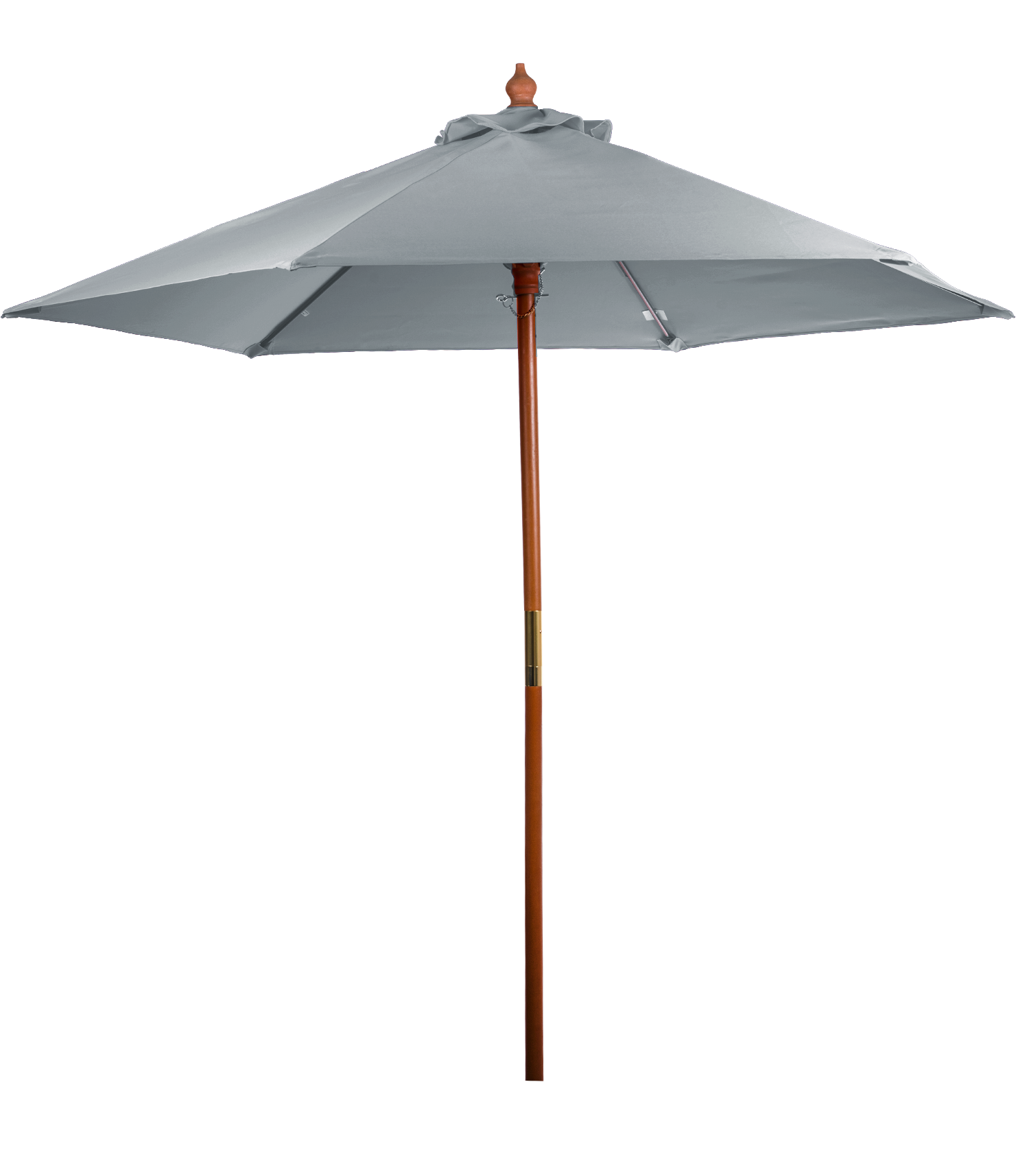 7' Wooden Market Umbrella 25
