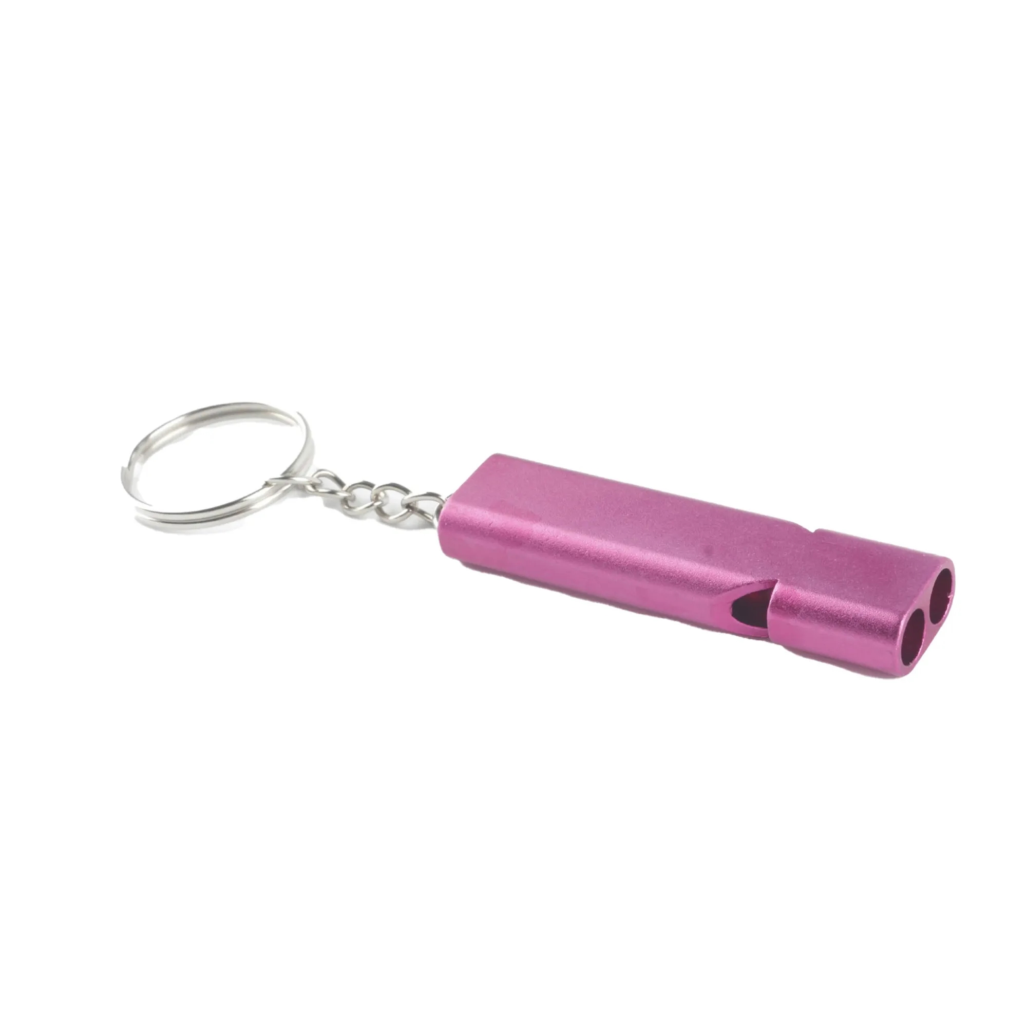MOQ 10 Double Hole High Frequency Aluminum Alloy Whistle 26