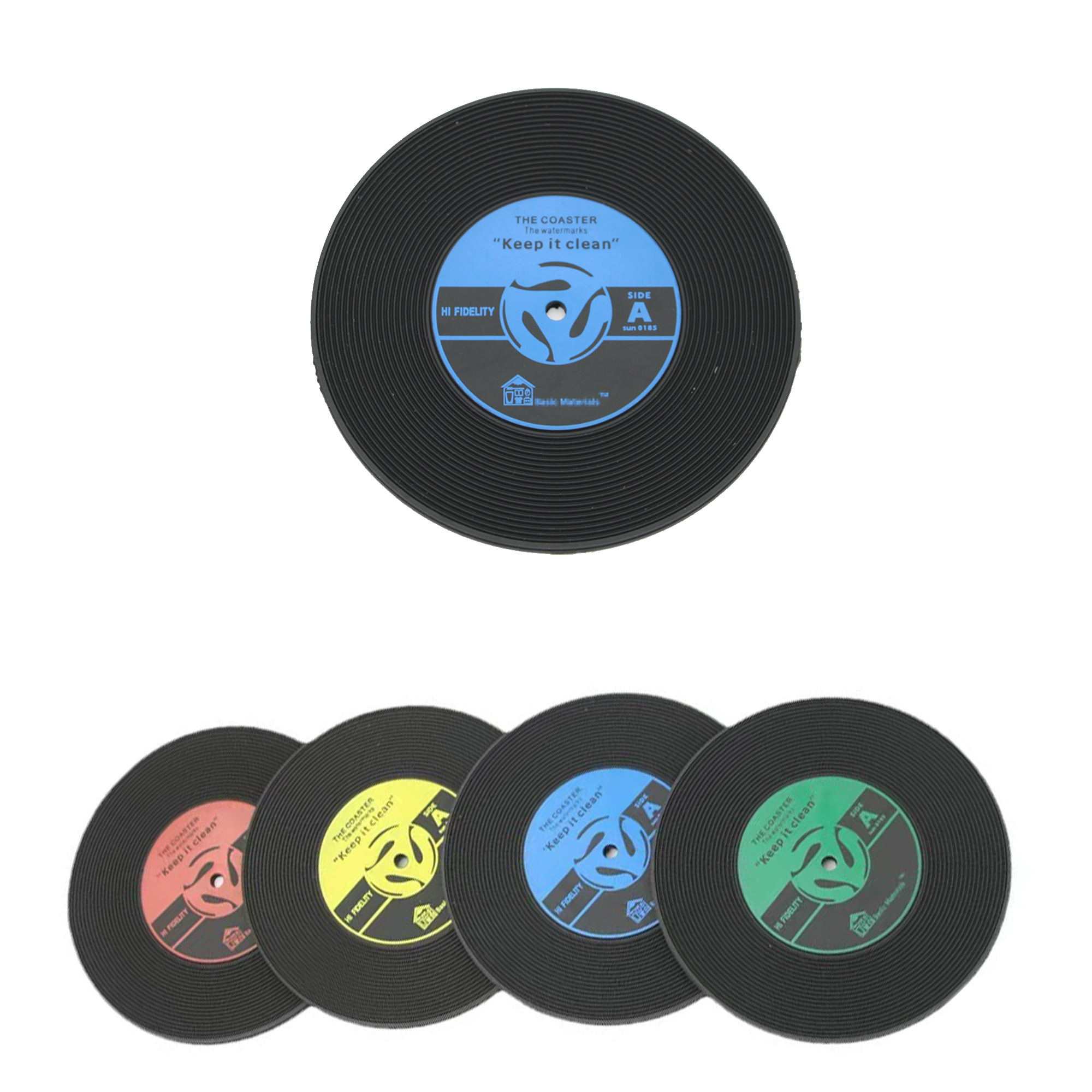 Record Coaster Music Party Cup Mat 3