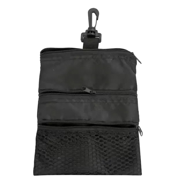 Small Golf Tee Ball Holder Pouch Bag With Clip 6