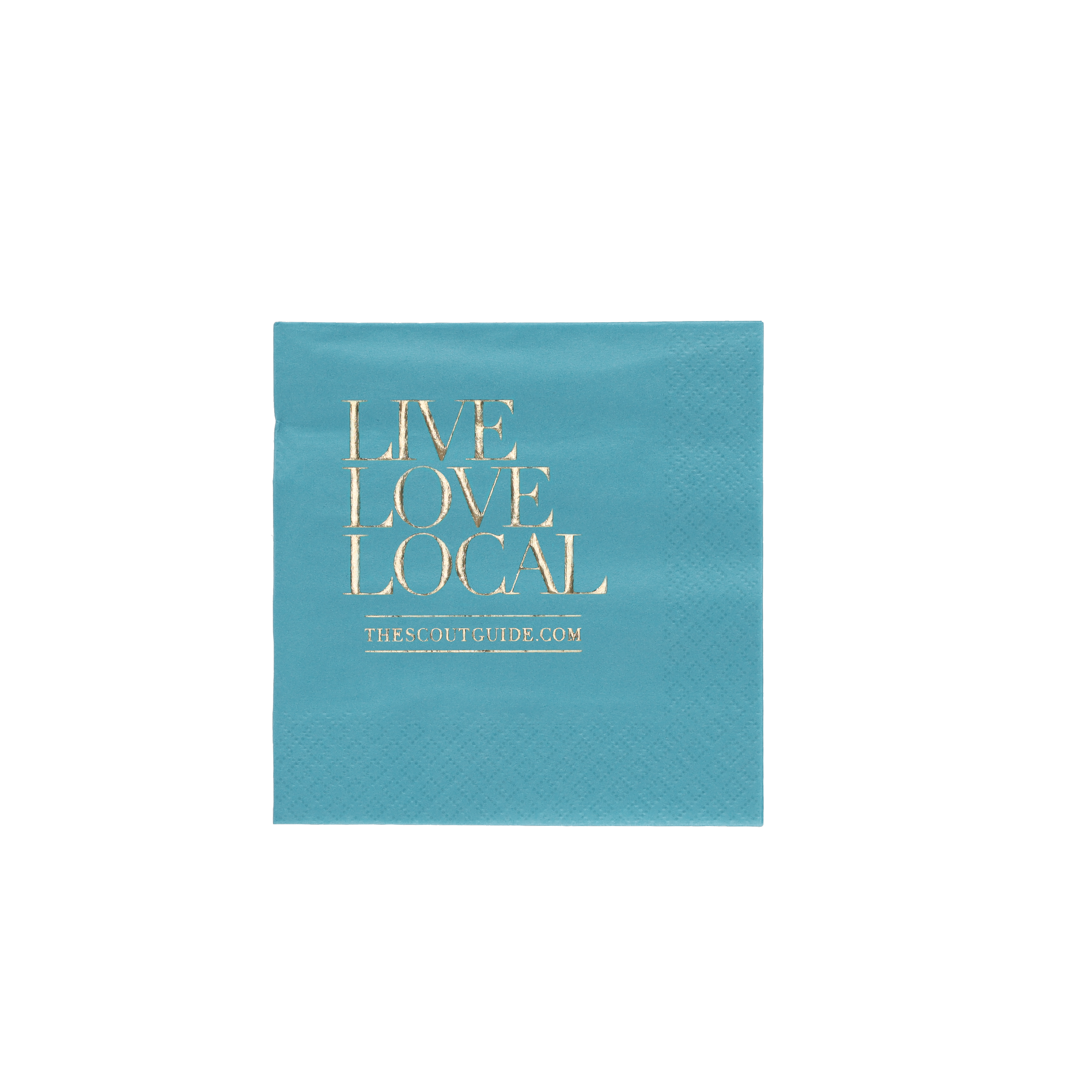 Beverage Napkin 2 Ply 1/4 Fold (Color) Tradition Print 88