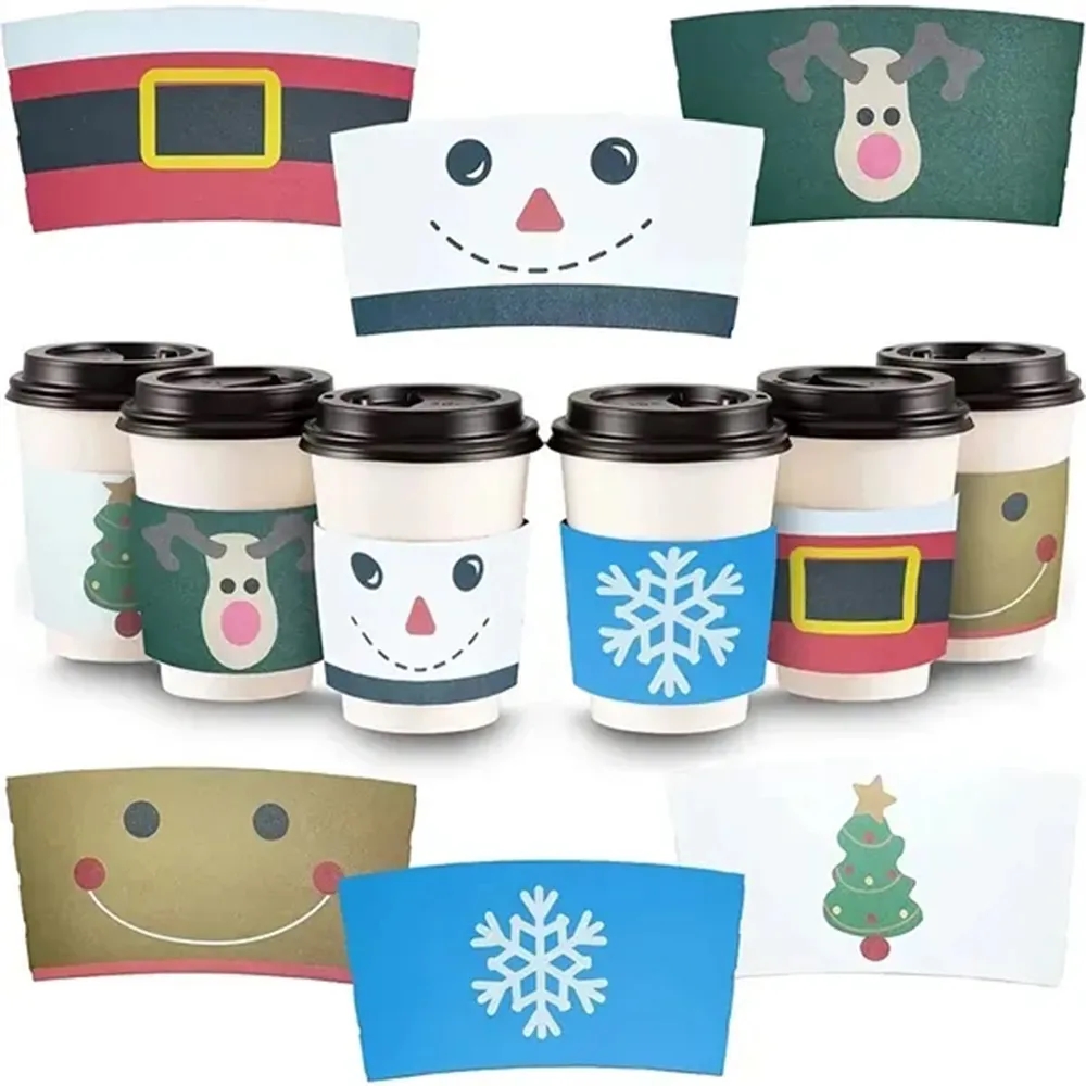 Custom Disposable Paper Coffee Cup Sleeves 5