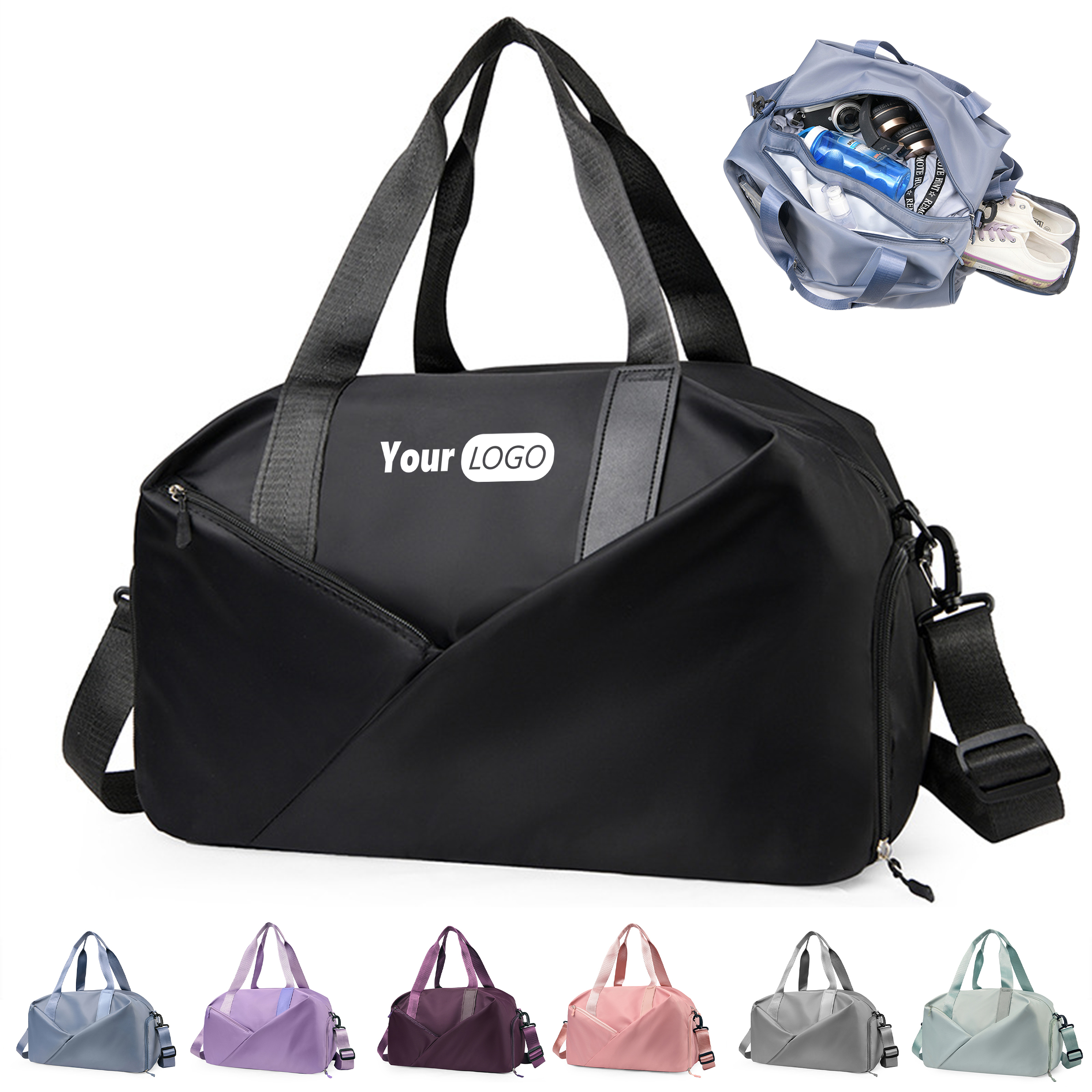 Oxford Dry And Wet Separation Large Capacity Fitness Bag 5