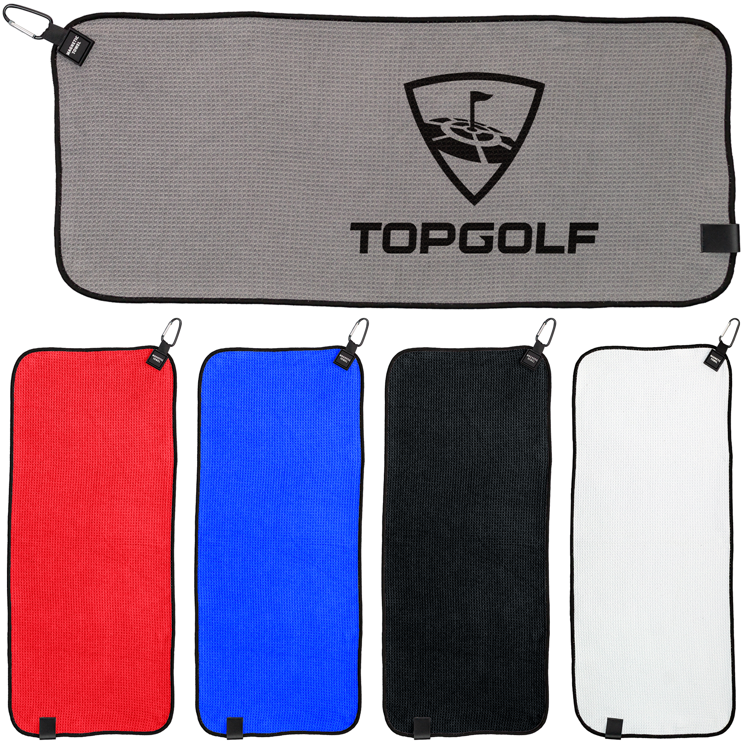 Maggy 28" X 12" Magnetic Waffle Golf Towel