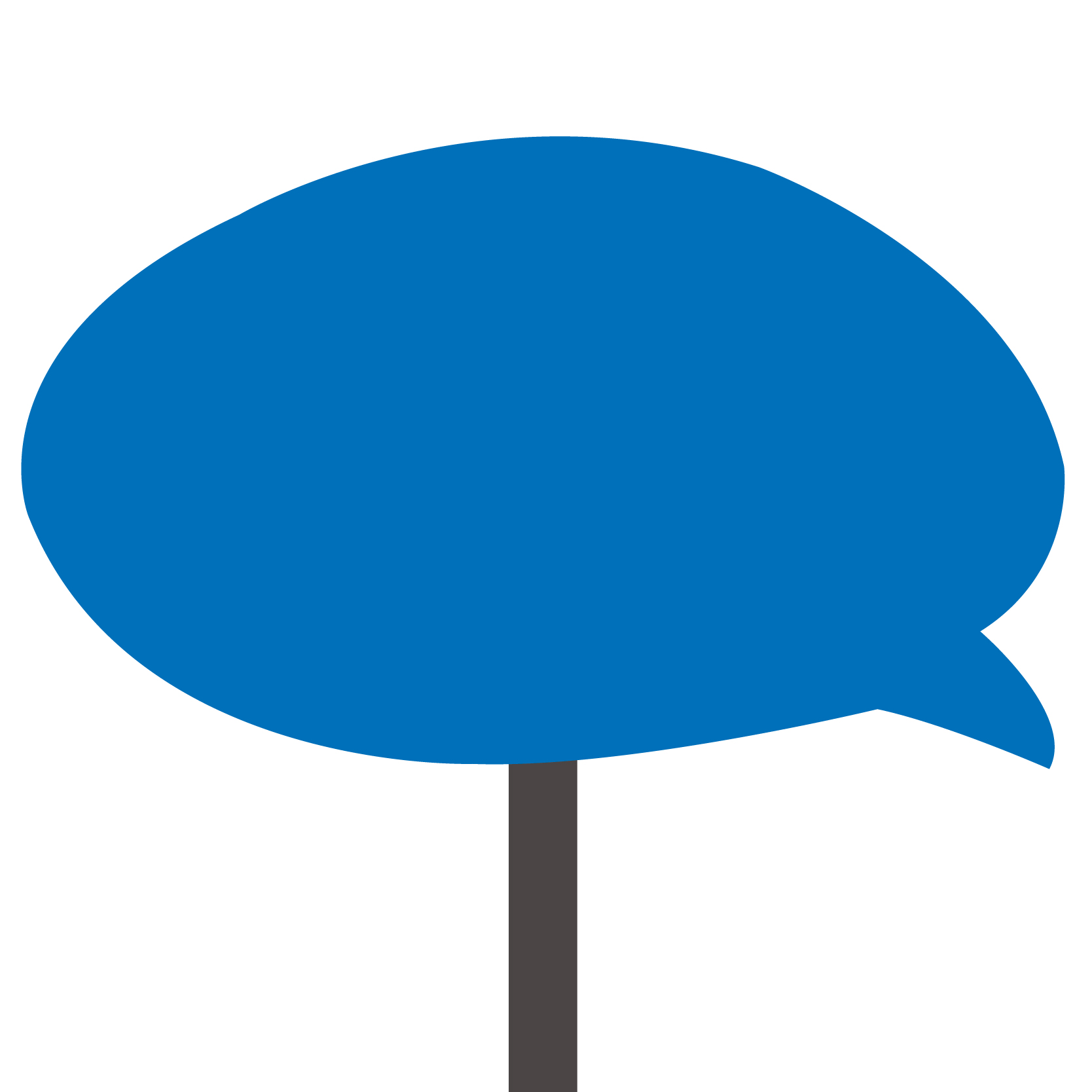Speech Bubble Topper 38