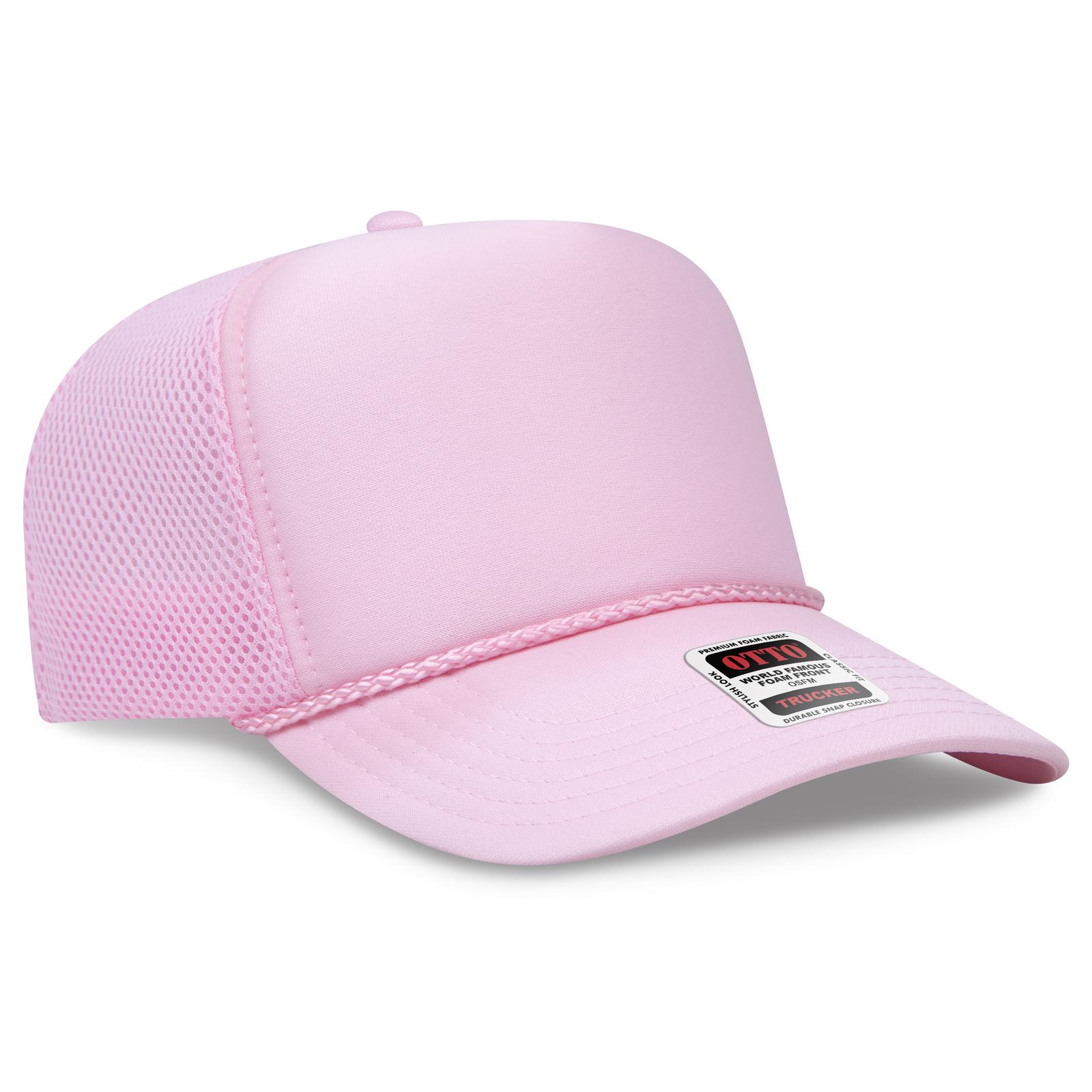 OTTO CAP® 5 Panel High Crown Air Mesh Back Trucker Hat 17