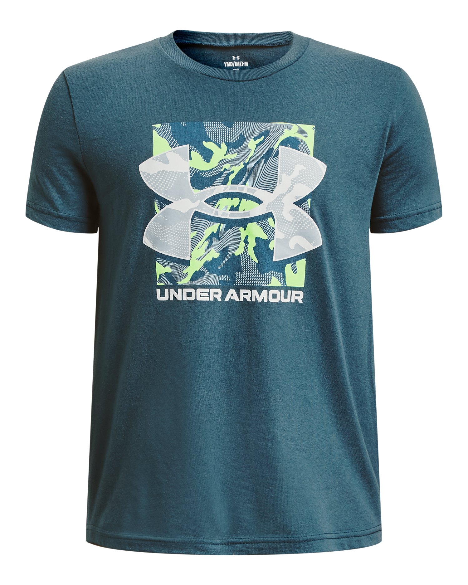 UA Box Logo Camo Boys' Short Sleeve T-Shirt 30