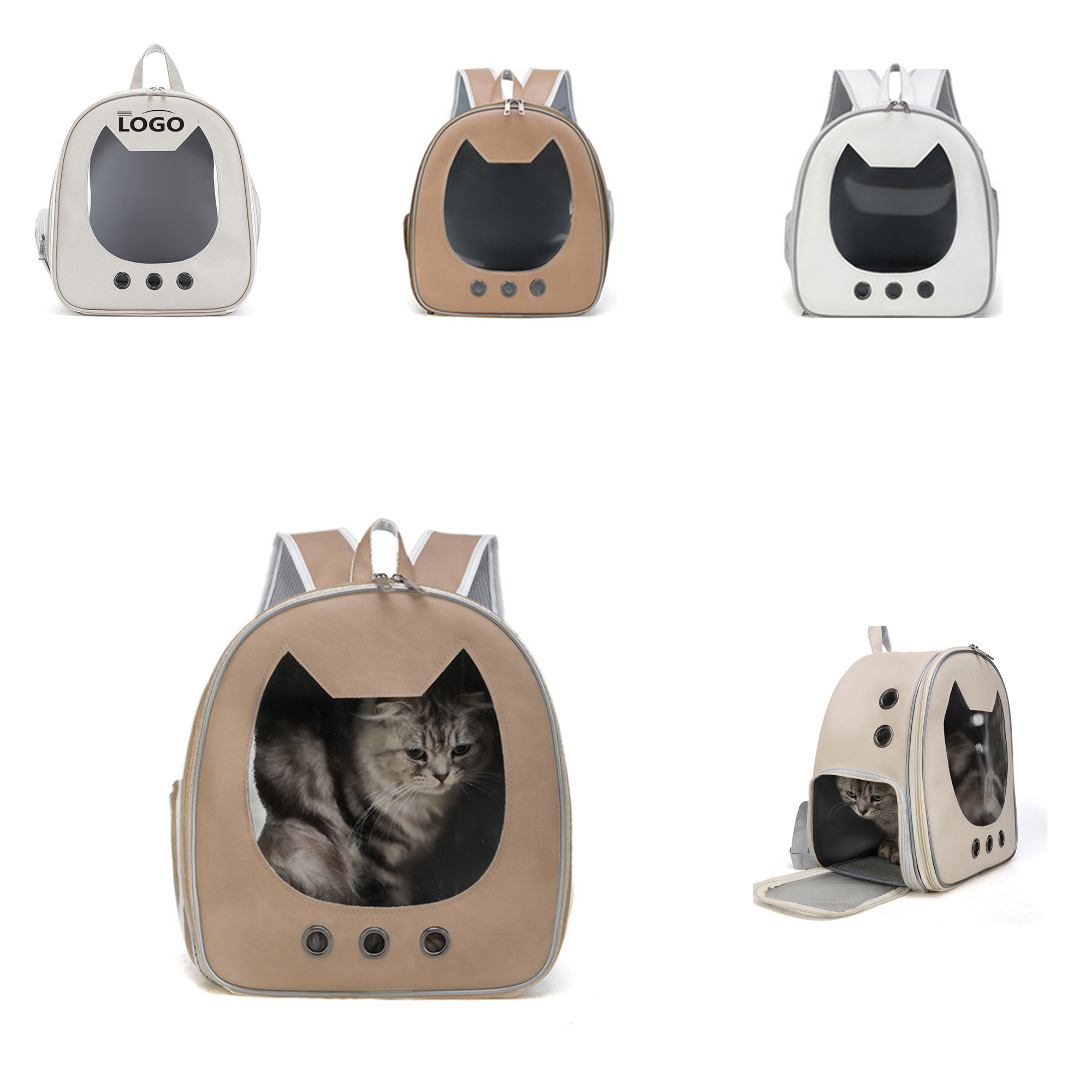 MOQ10 Breathable Shoulder Cat Bag 2