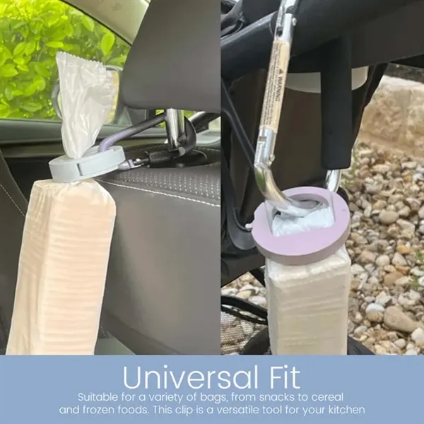Snack Bag Sealing Clips for Work, School and Travel 4