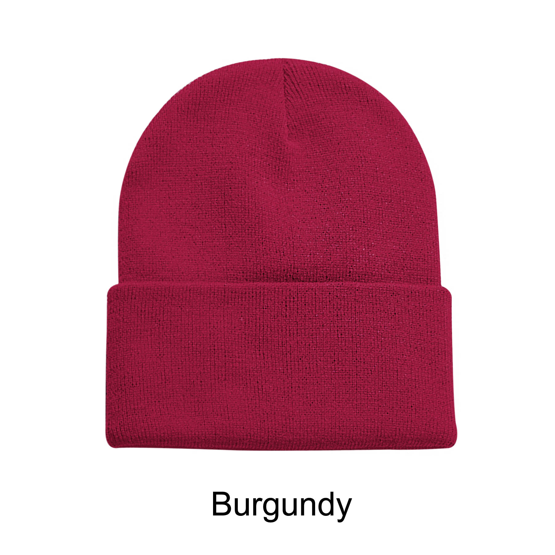 12" High Acrylic Beanie Knit Cap 22