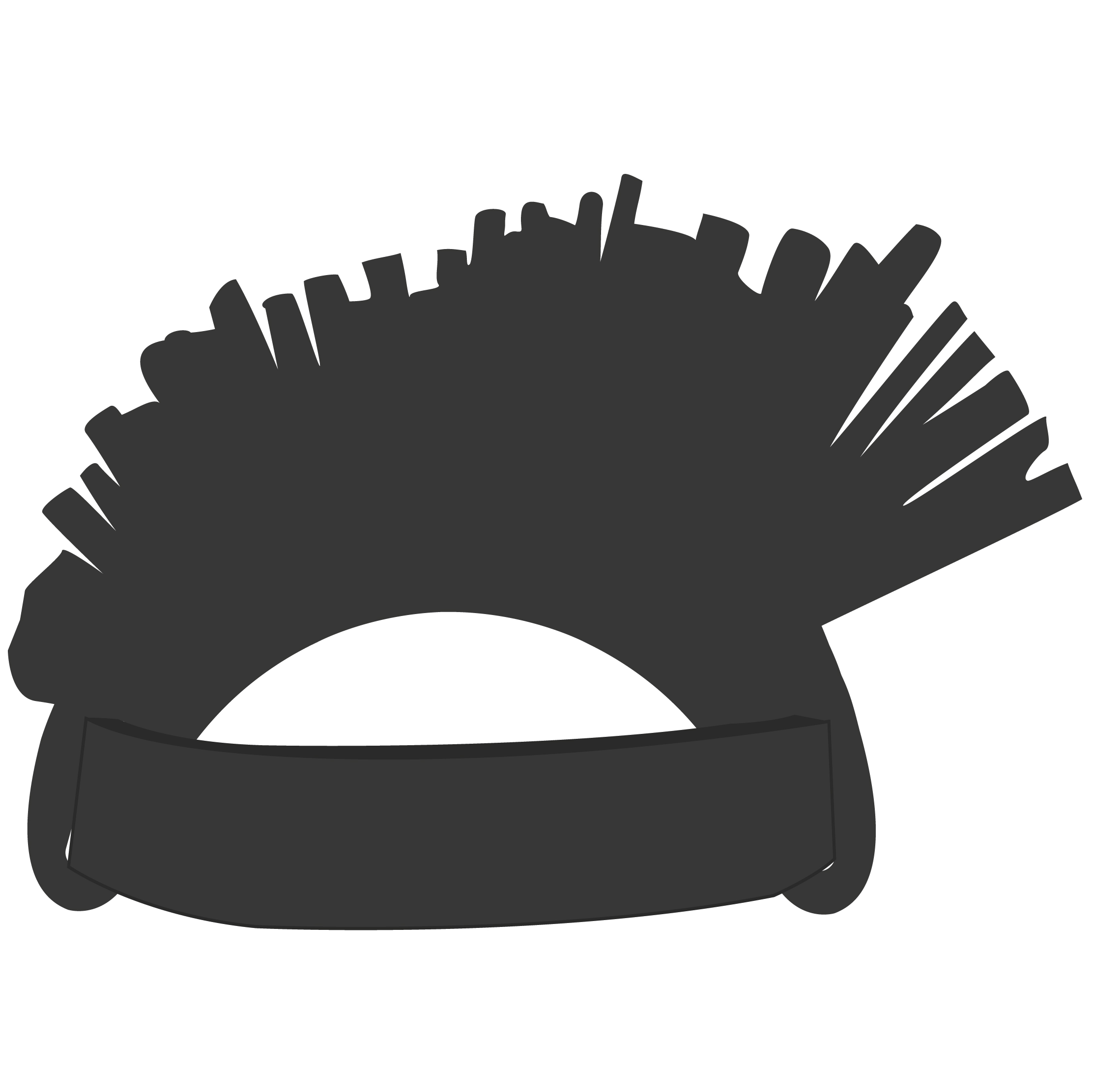 Foam Mohawk Hat 56