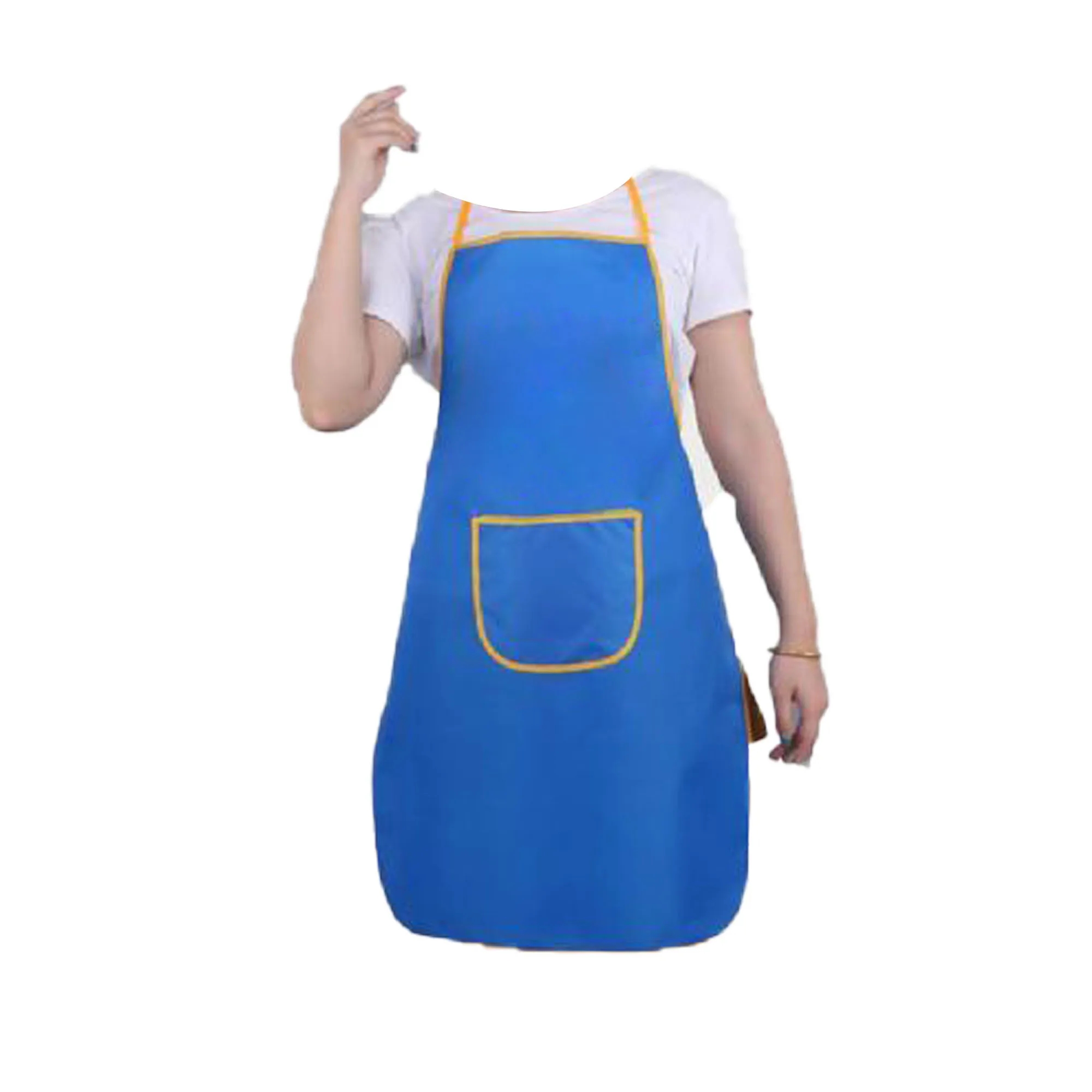 Polyester Double-pocket Uniform Bib Apron 29.5""L x 26""W 17