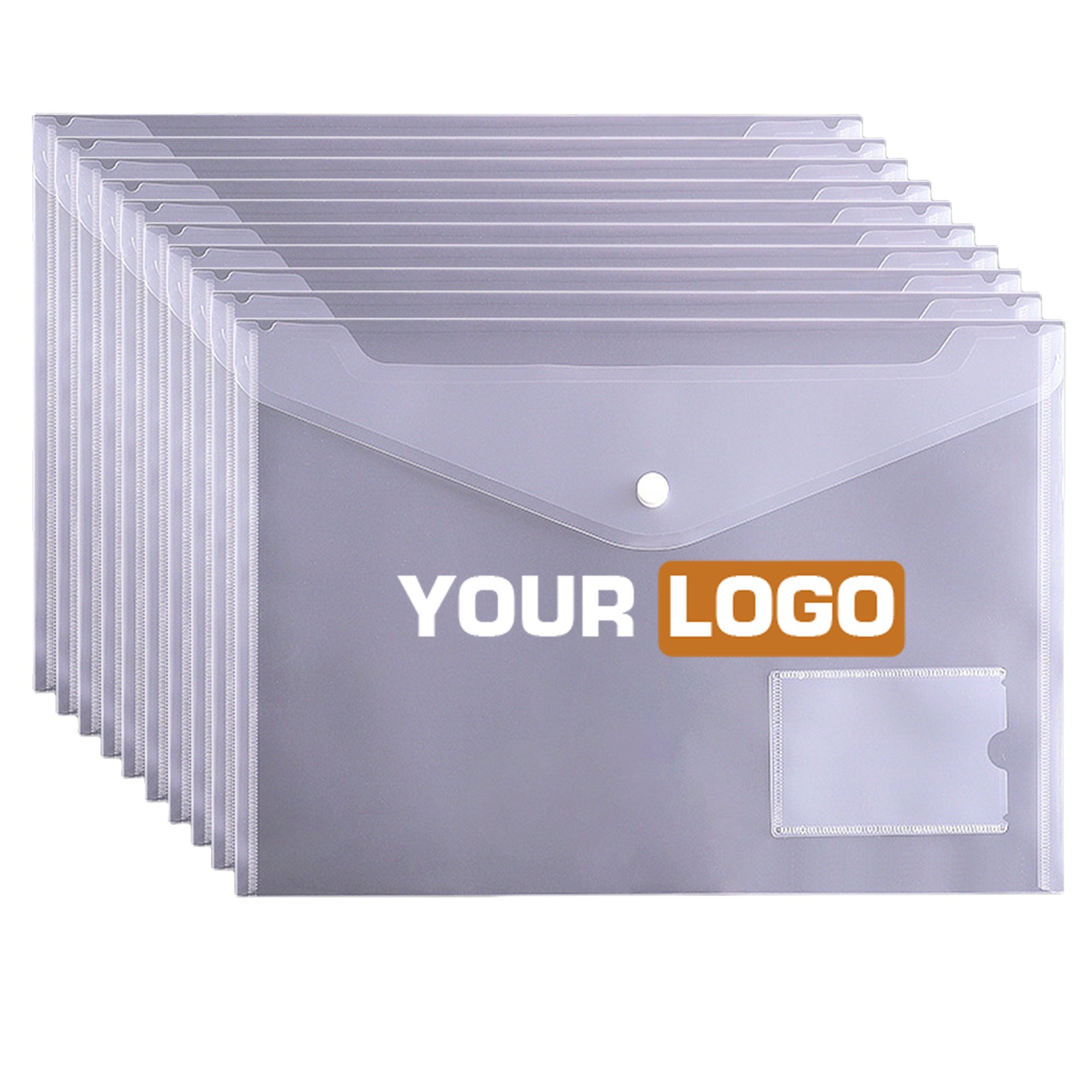 Transparent Label Folder